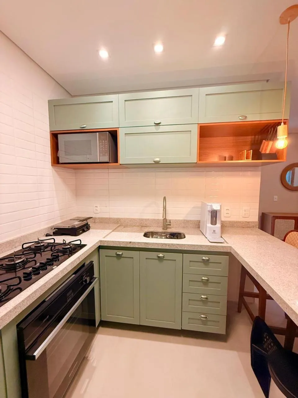 kitchen in Pousada Pantai Maresias