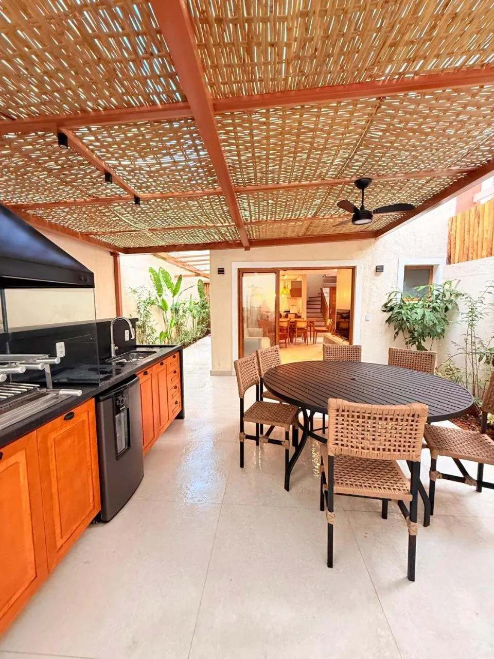 BBQ facilities in Pousada Pantai Maresias