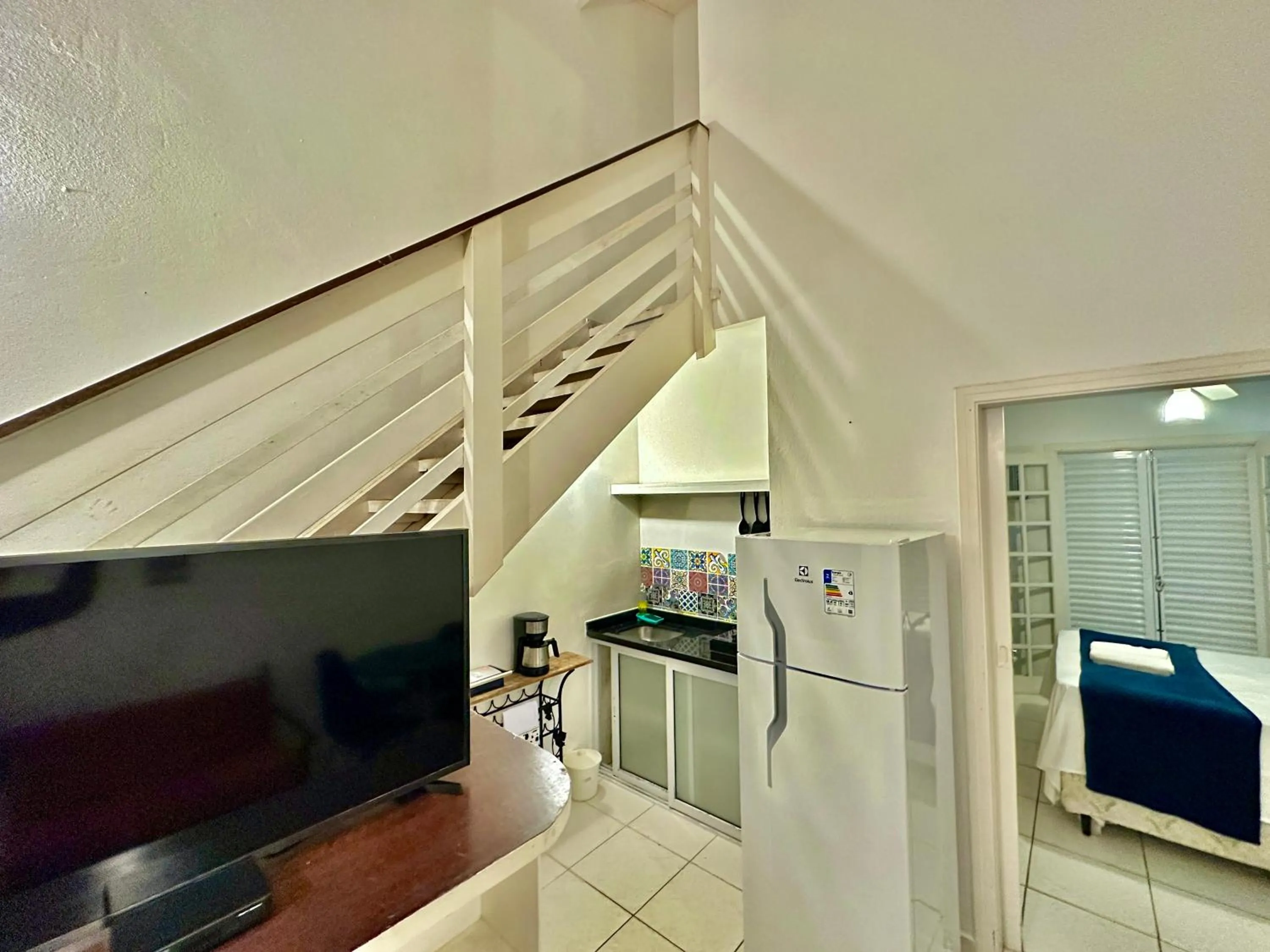 Kitchen or kitchenette in Pousada Pantai Maresias