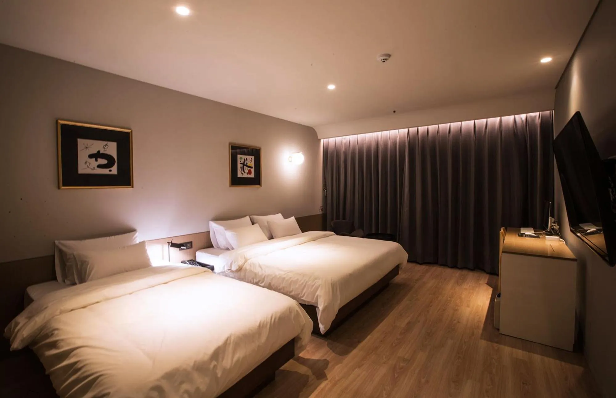 Bed in Hound Hotel Changwon Jinhae