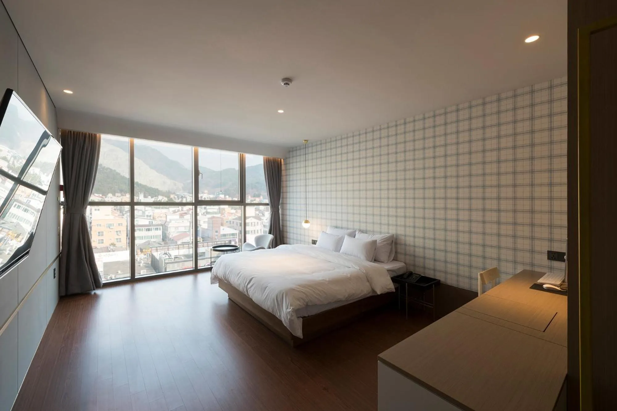 Bed in Hound Hotel Changwon Jinhae
