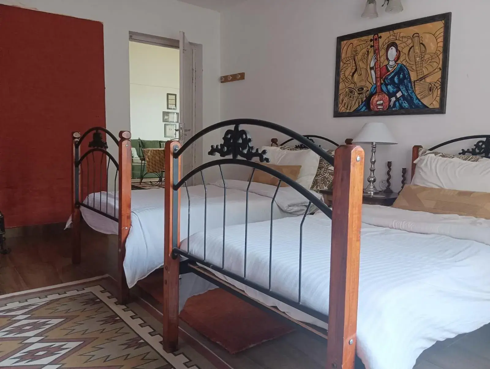 Twin Room with Mountain View - single occupancy in Katie's Abode, Hartola Twin Room with Mountain View - single occupancy in Katie's Abode, Hartola