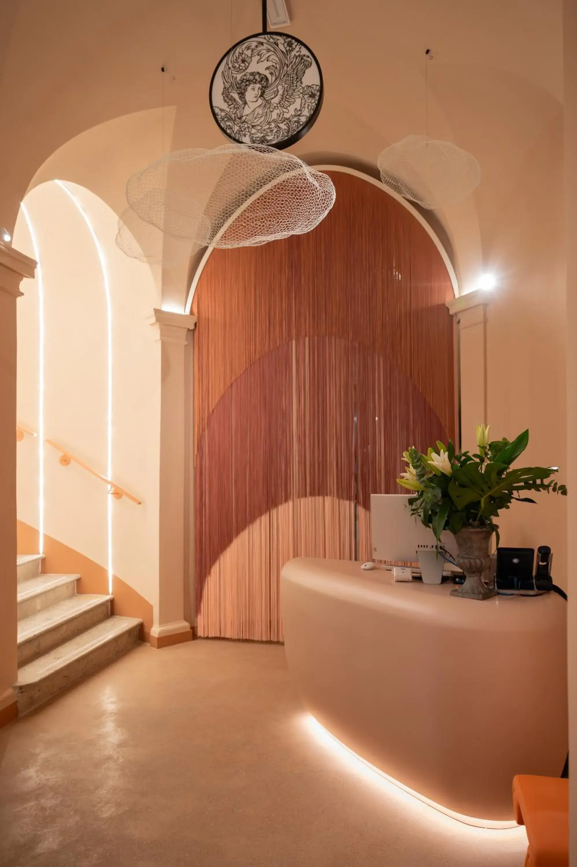 Lobby or reception in Cloud 7 Roma Hotel Lobby or reception in Cloud 7 Roma Hotel