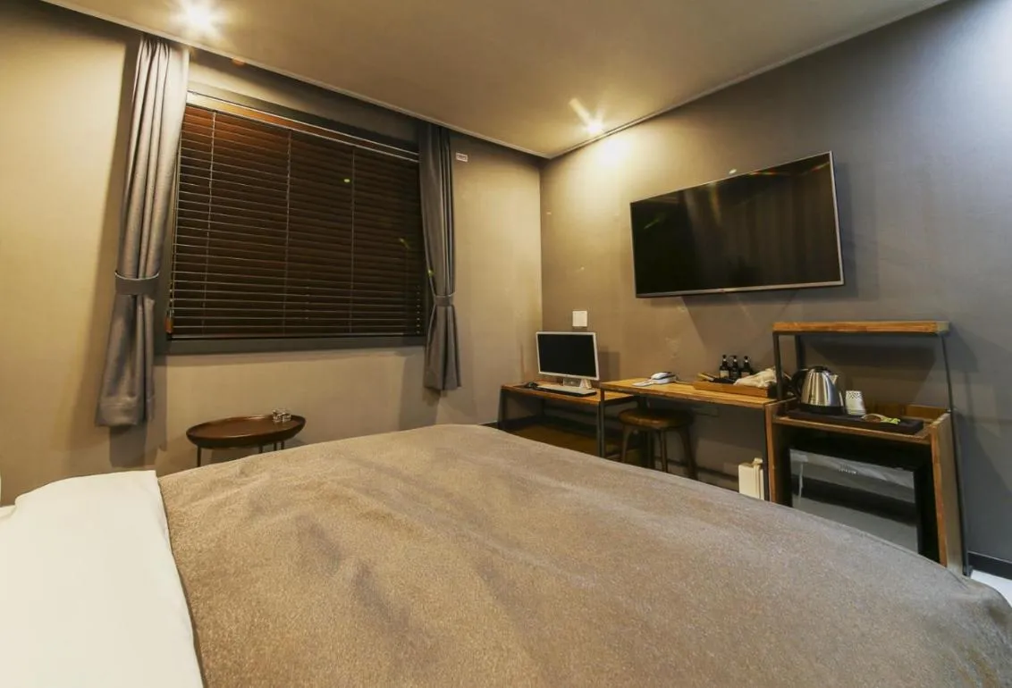 Bed in Hotel Browndot Myeongseo Convention