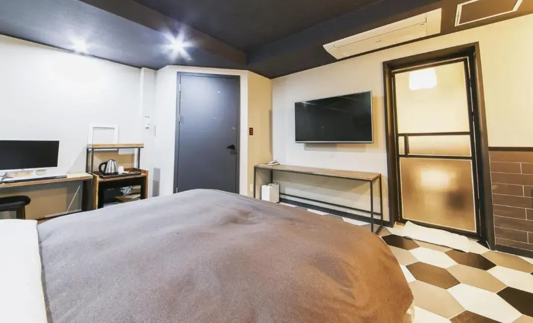 Bed in Hotel Browndot Myeongseo Convention Bed in Hotel Browndot Myeongseo Convention