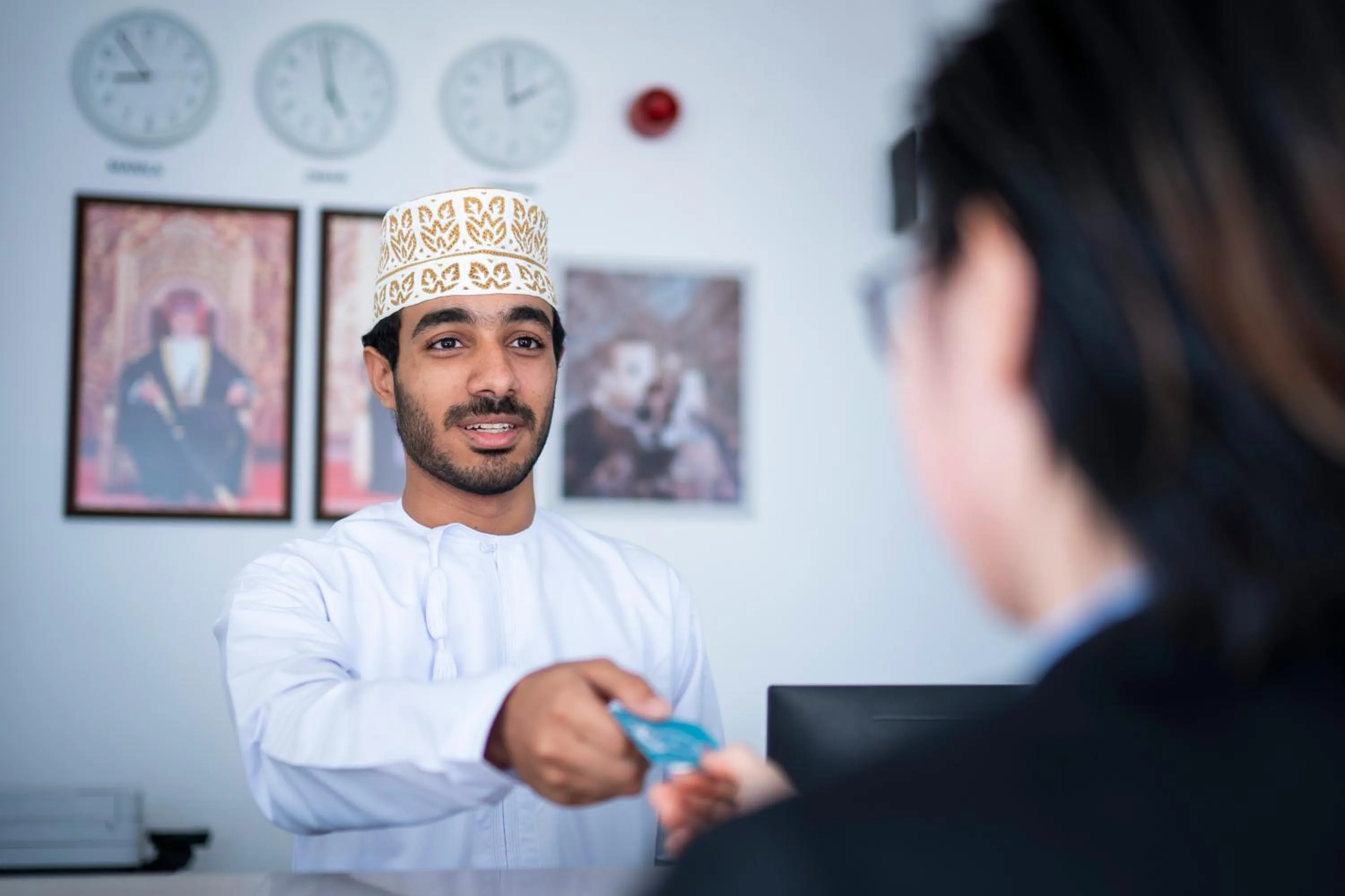 Lobby or reception in Alhattali Hotel
