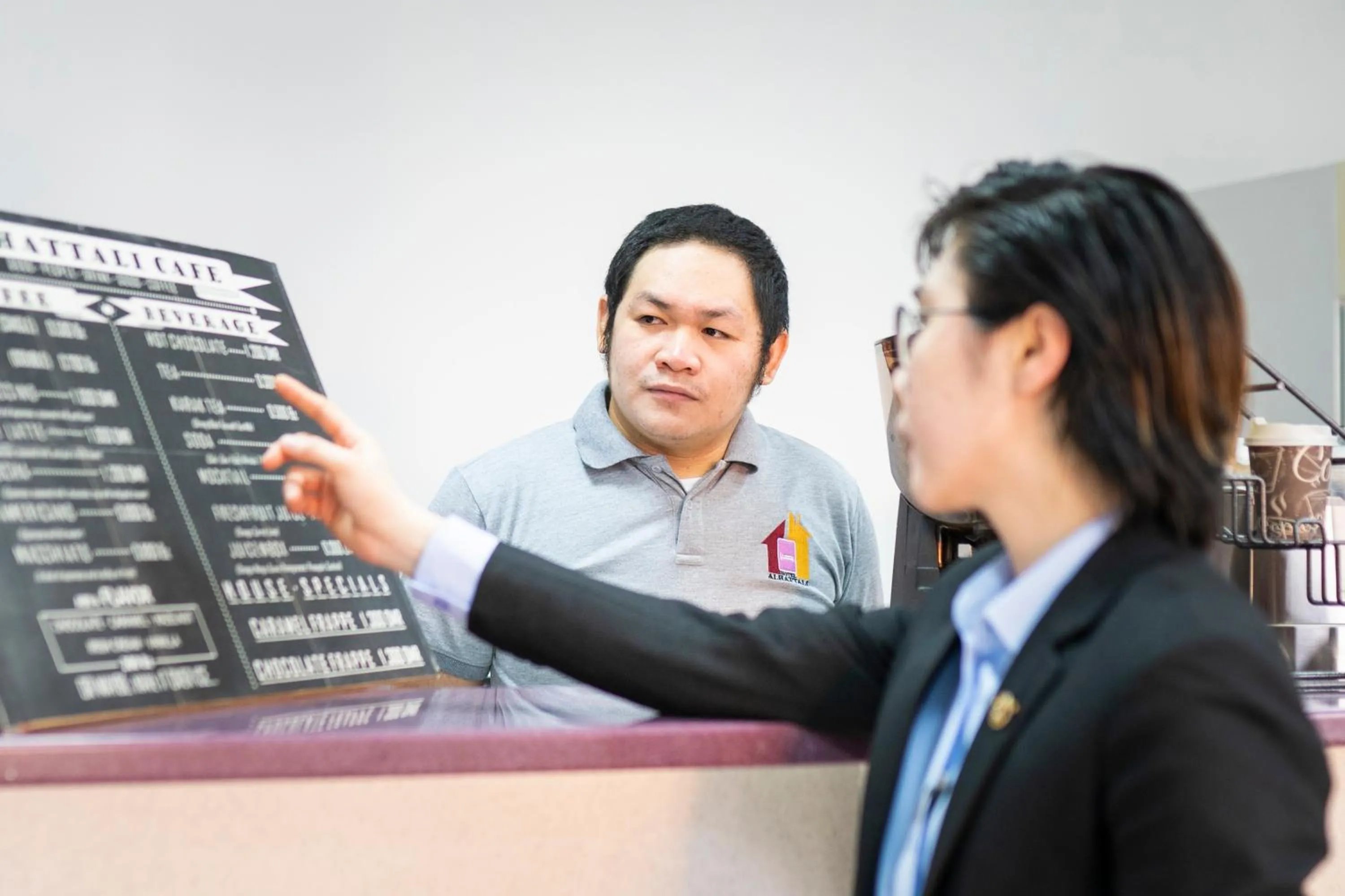 Lounge or bar in Alhattali Hotel