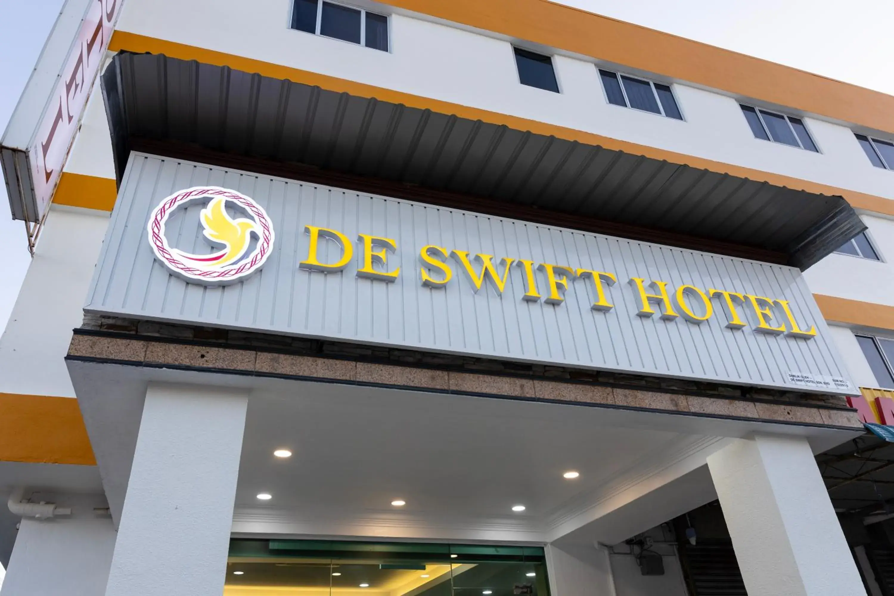 Property logo or sign in De Swift Hotel Property logo or sign in De Swift Hotel