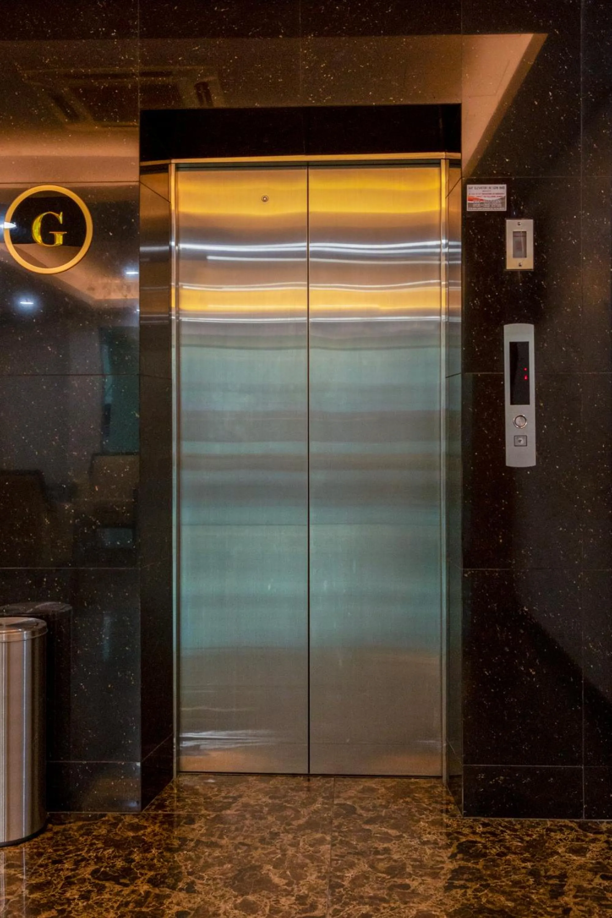 elevator in De Swift Hotel