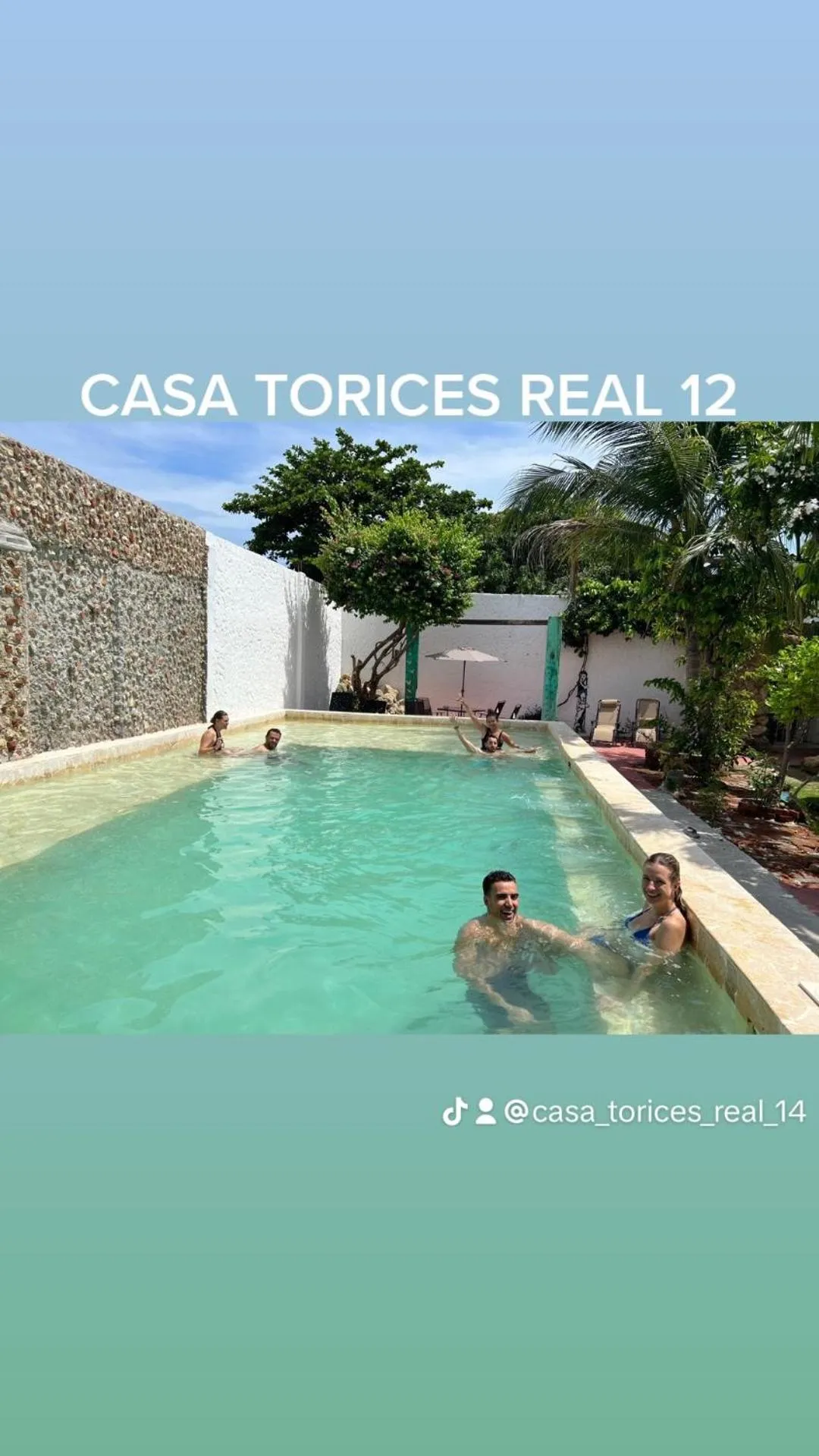 Swimming pool in Casa Torices Real 12