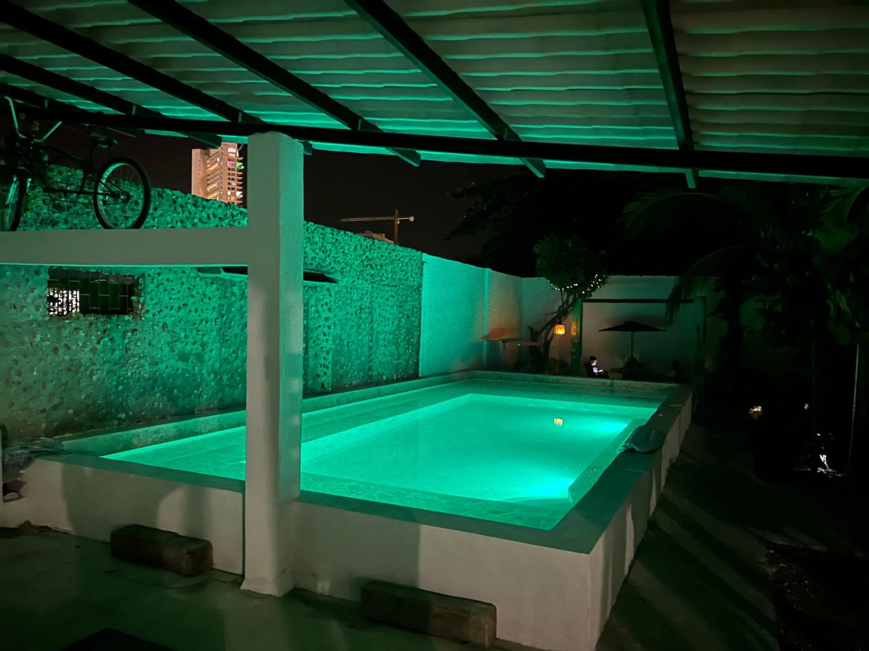 Pool view in Casa Torices Real 12