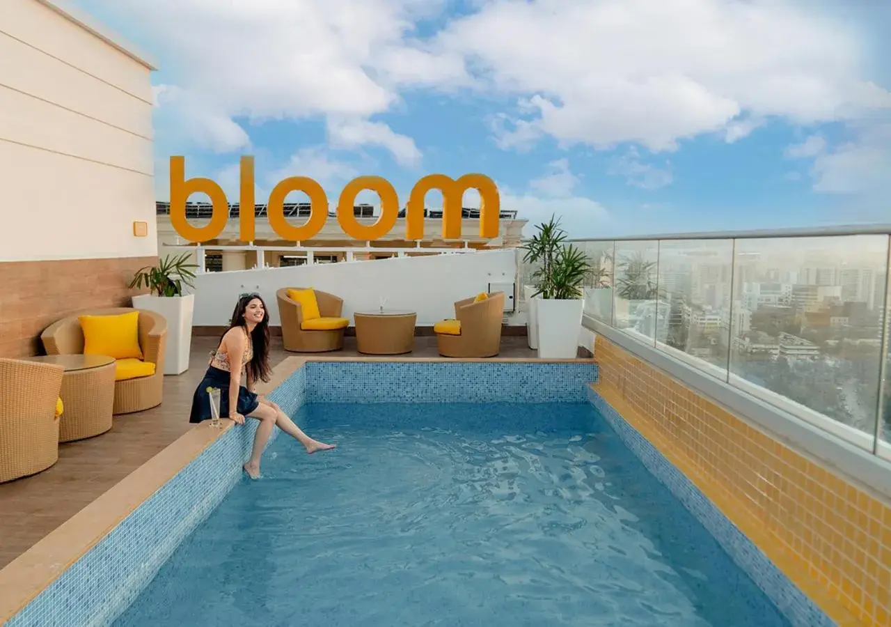 Swimming pool in Bloom Hotel Saki Vihar Powai Swimming pool in Bloom Hotel Saki Vihar Powai