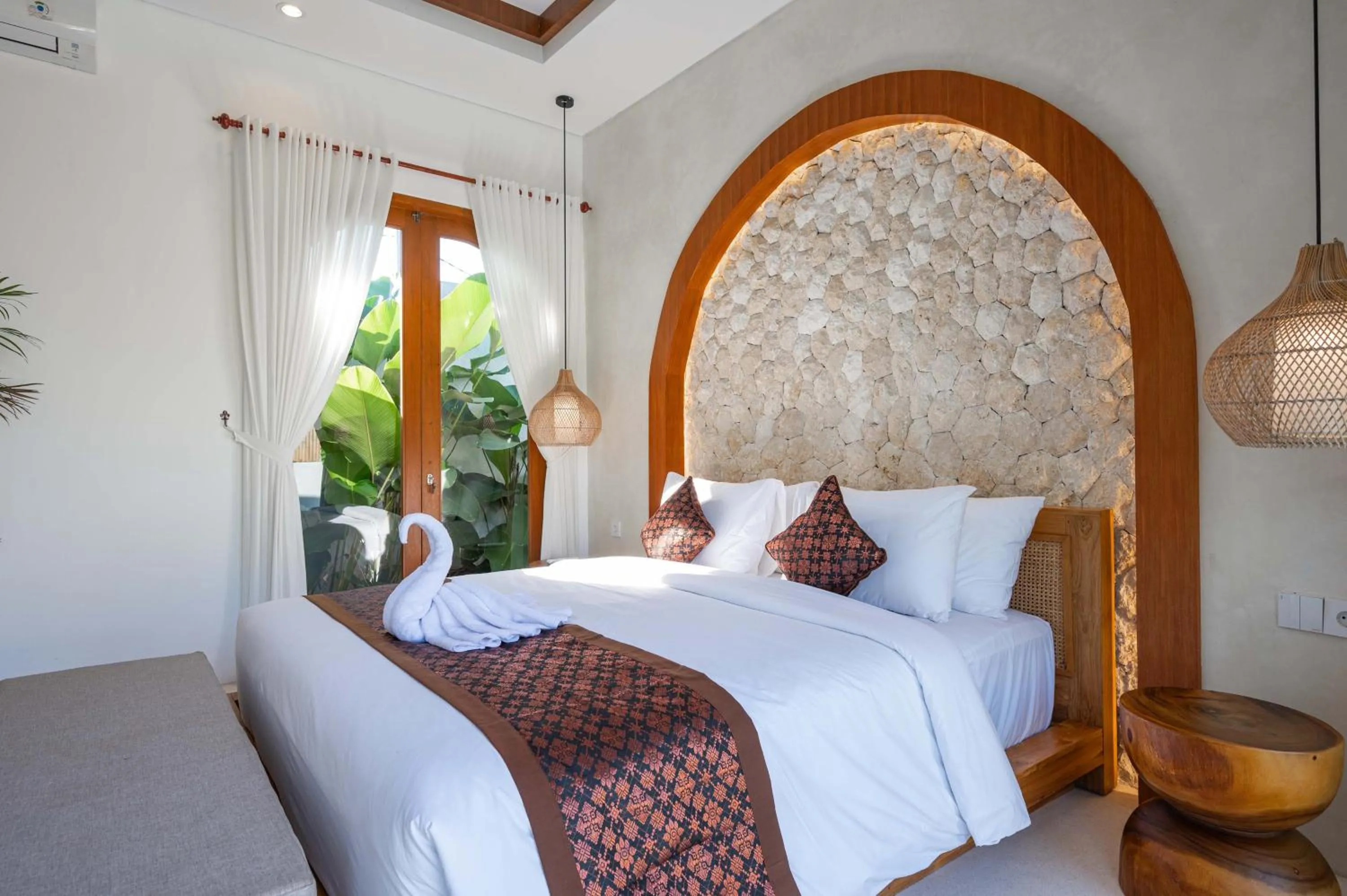 Bed in The Adya Hidden Villa Ubud