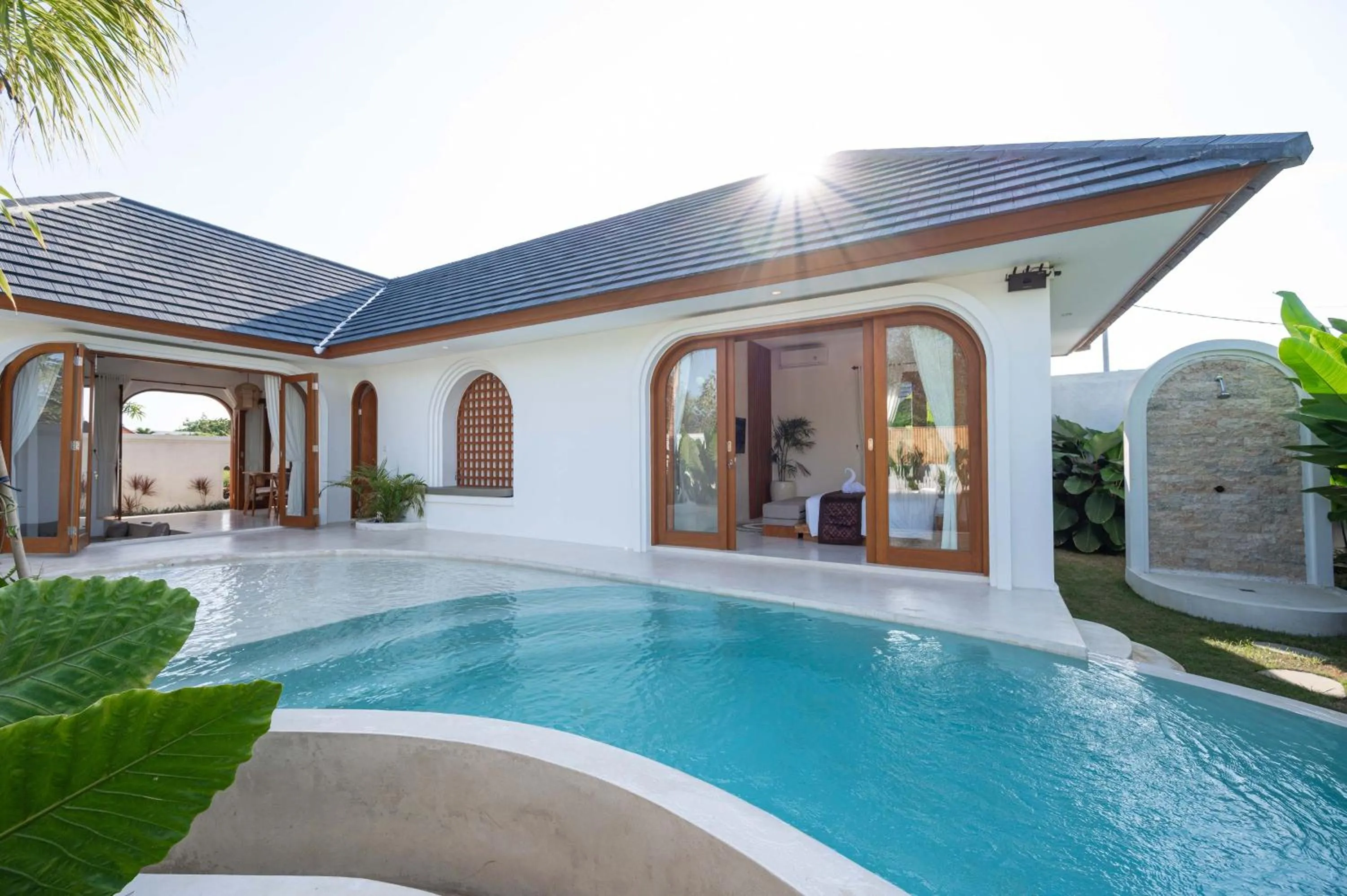 Pool view in The Adya Hidden Villa Ubud