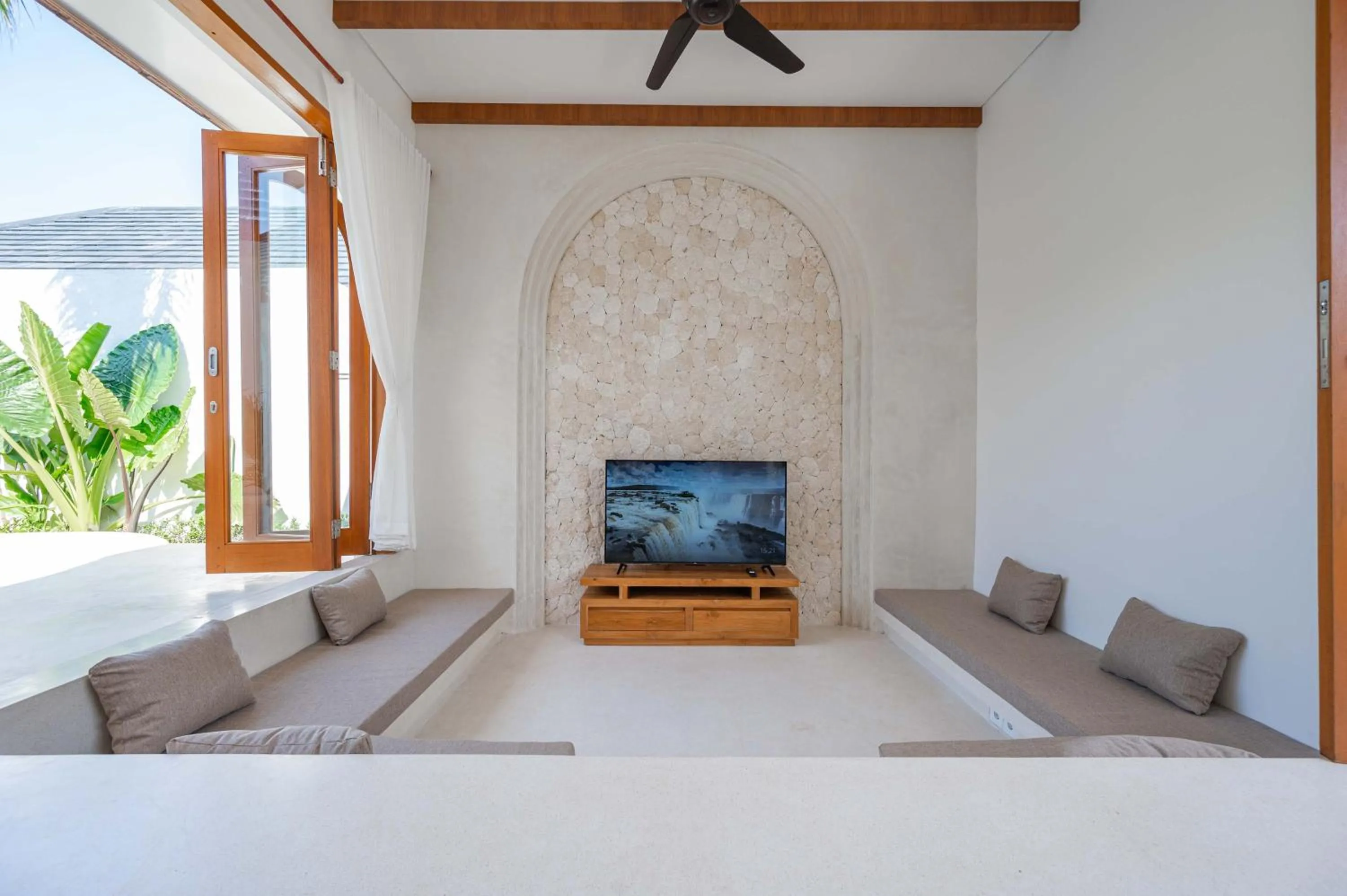 Living room in The Adya Hidden Villa Ubud