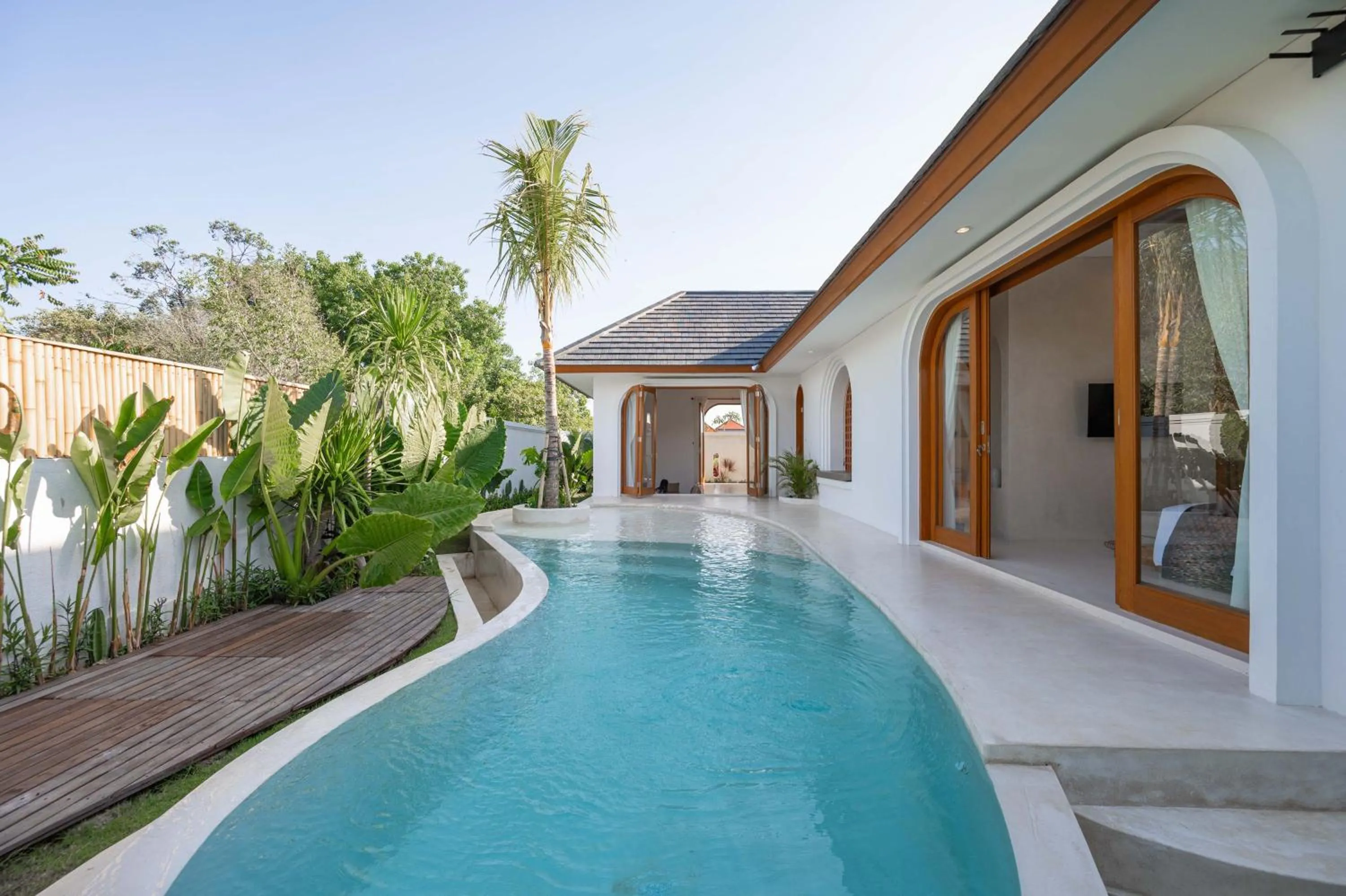 Pool view in The Adya Hidden Villa Ubud