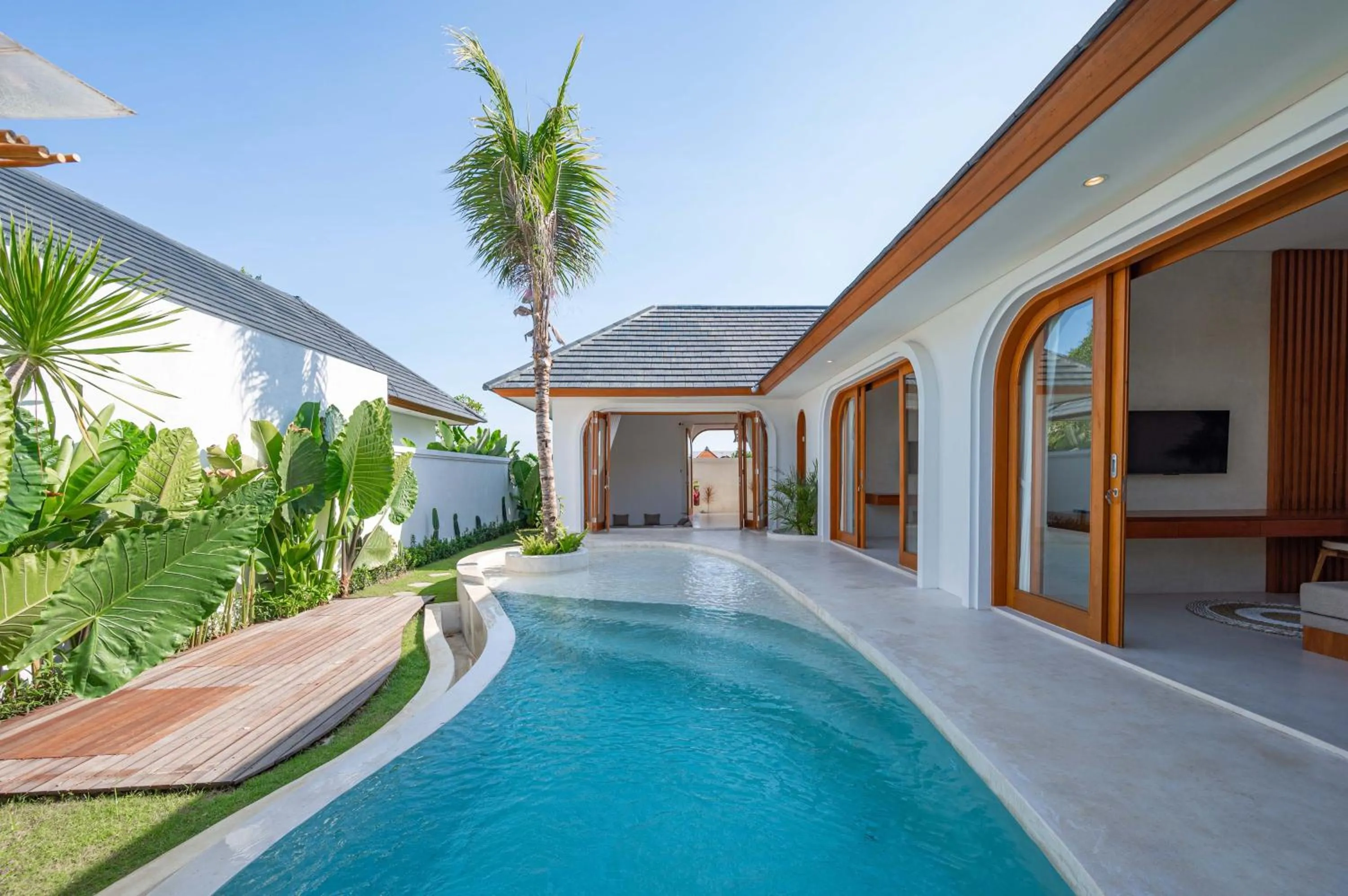 Pool view in The Adya Hidden Villa Ubud