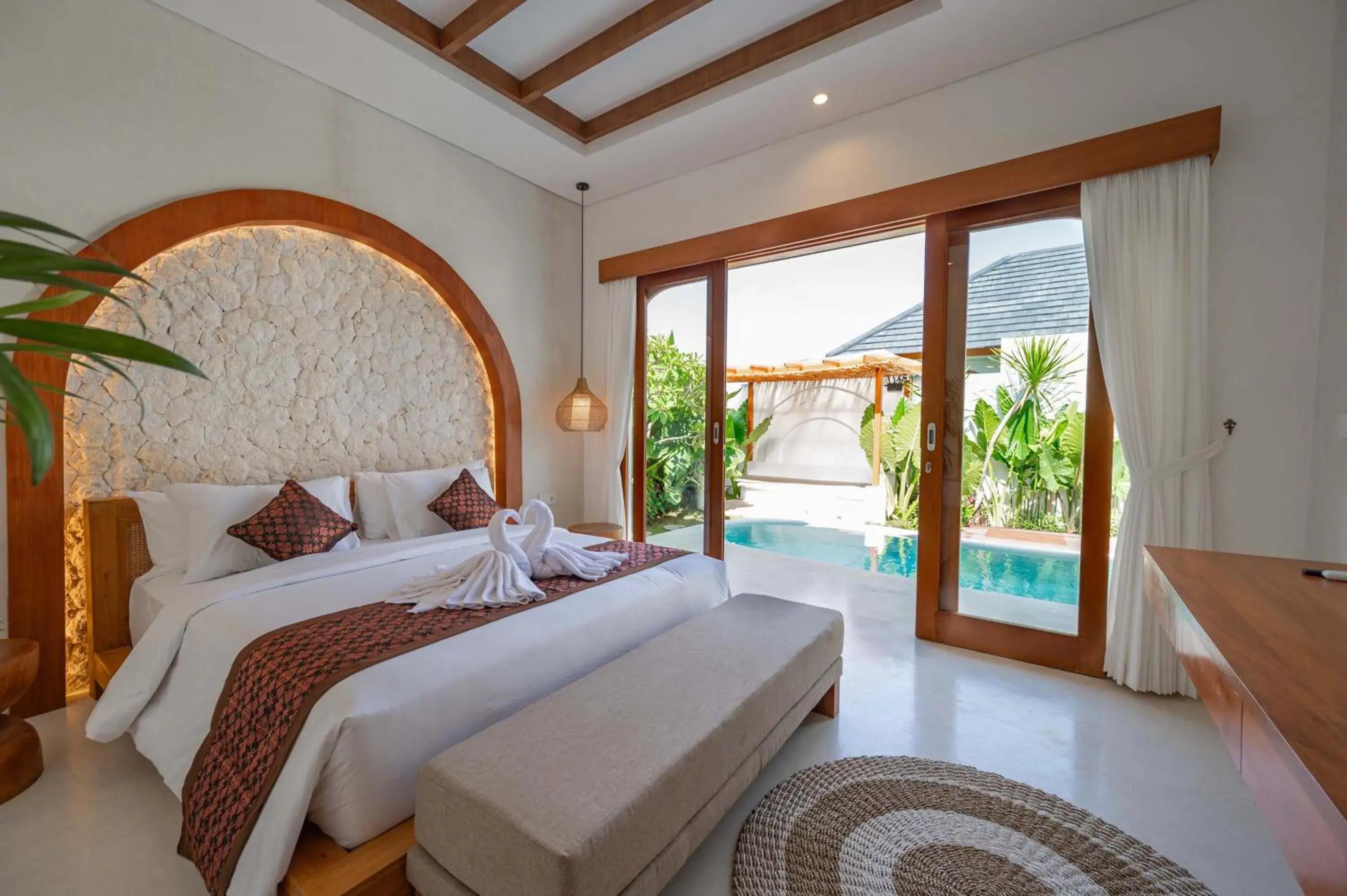 View (from property/room), Bed in The Adya Hidden Villa Ubud View (from property/room), Bed in The Adya Hidden Villa Ubud