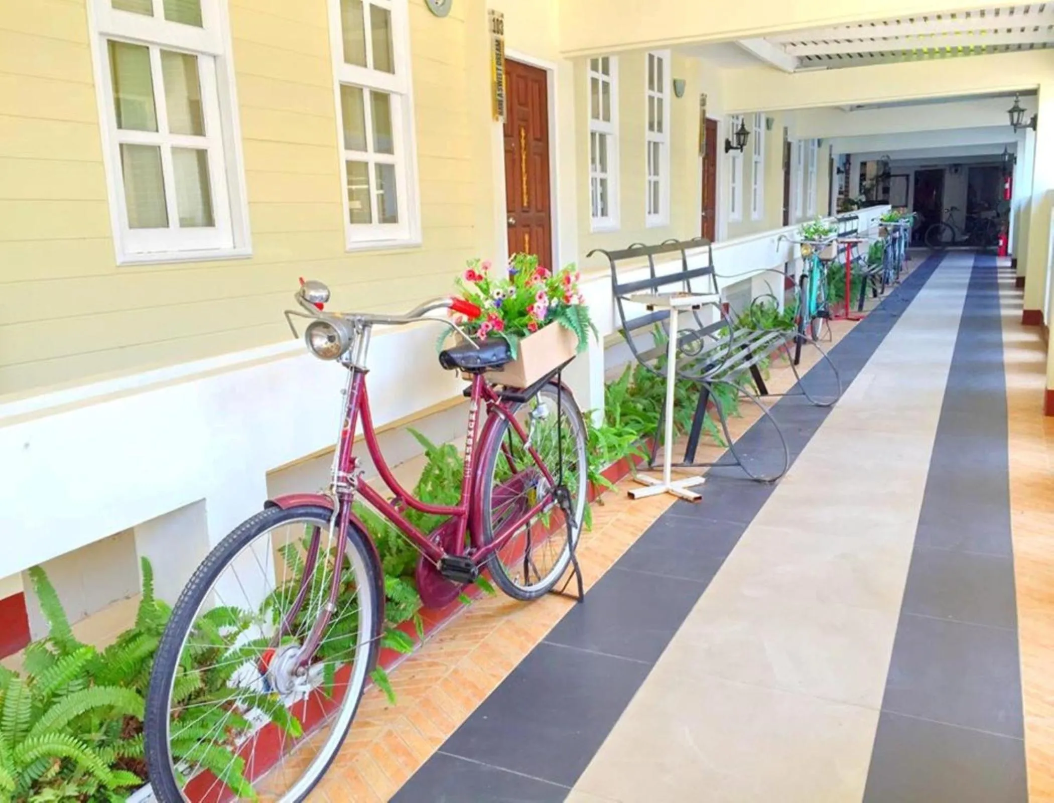 Garden in Win Hotel Phayao