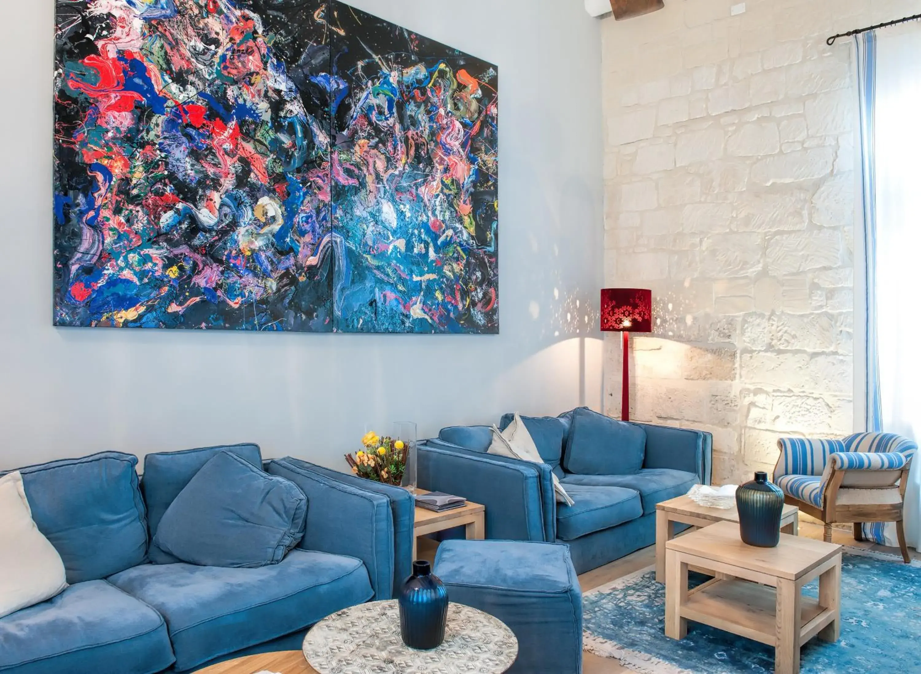 Communal lounge/ TV room, Seating Area in Masseria Della Volpe