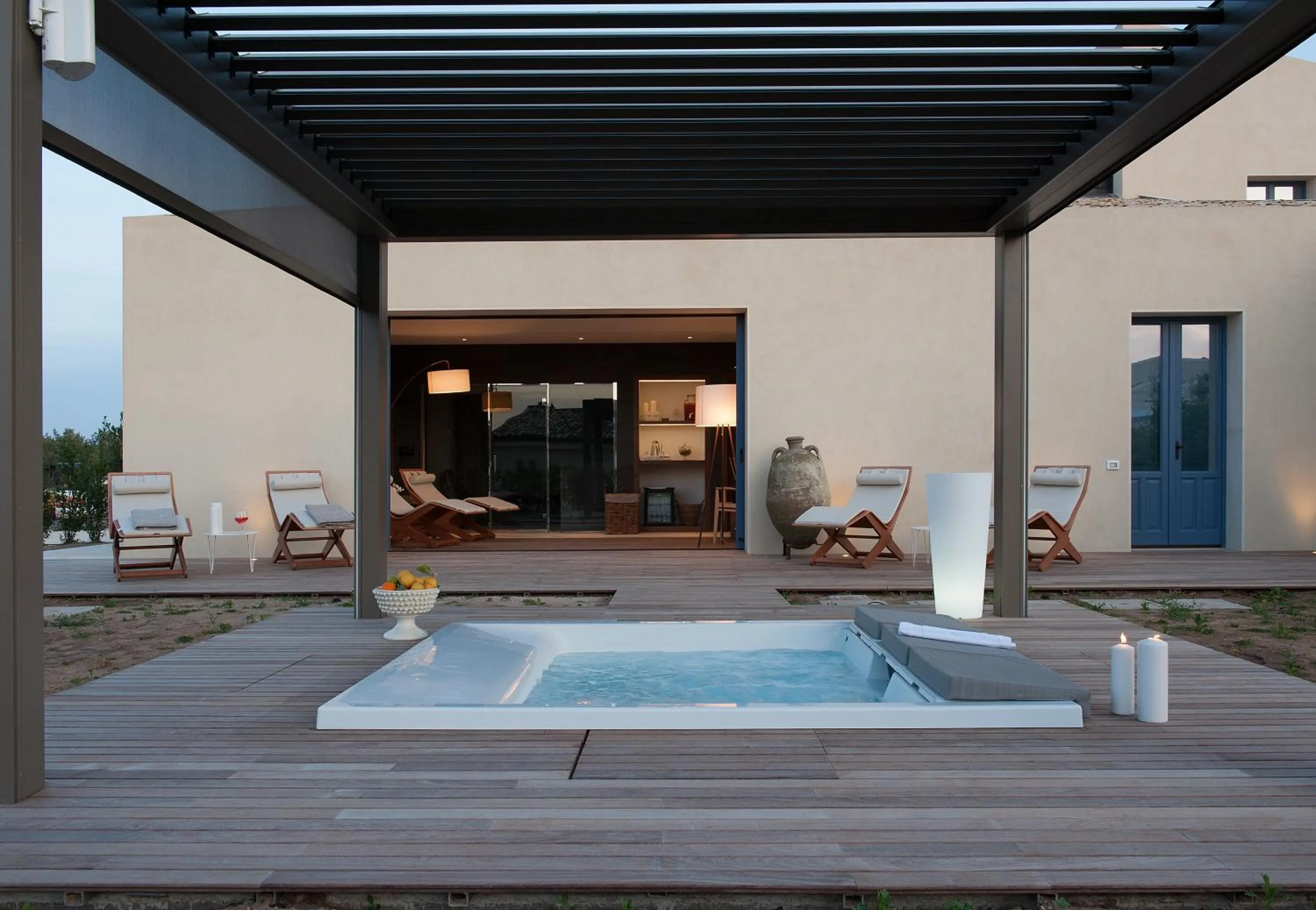 Hot Tub in Masseria Della Volpe