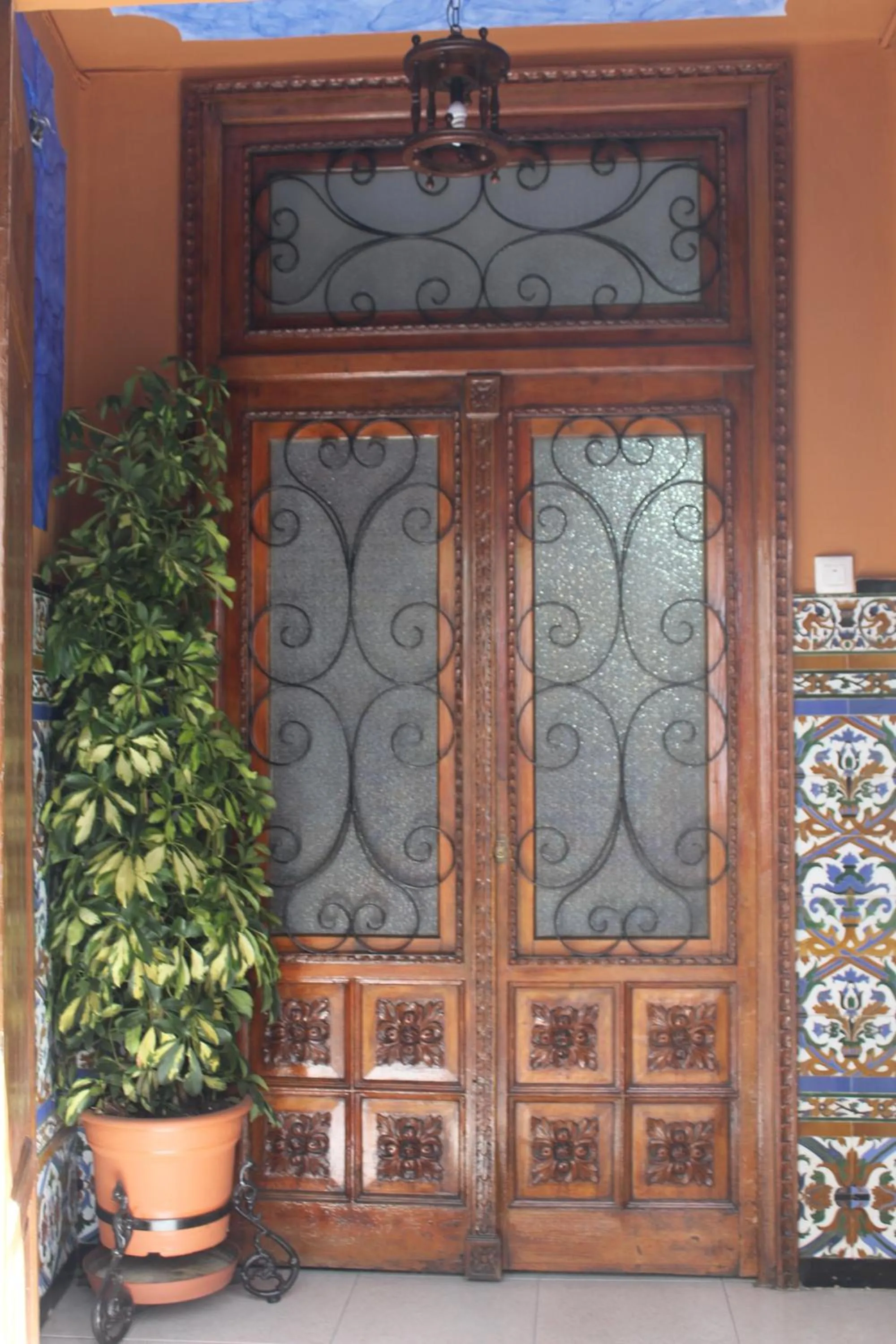 Lobby or reception in Hotel Doña Carmen