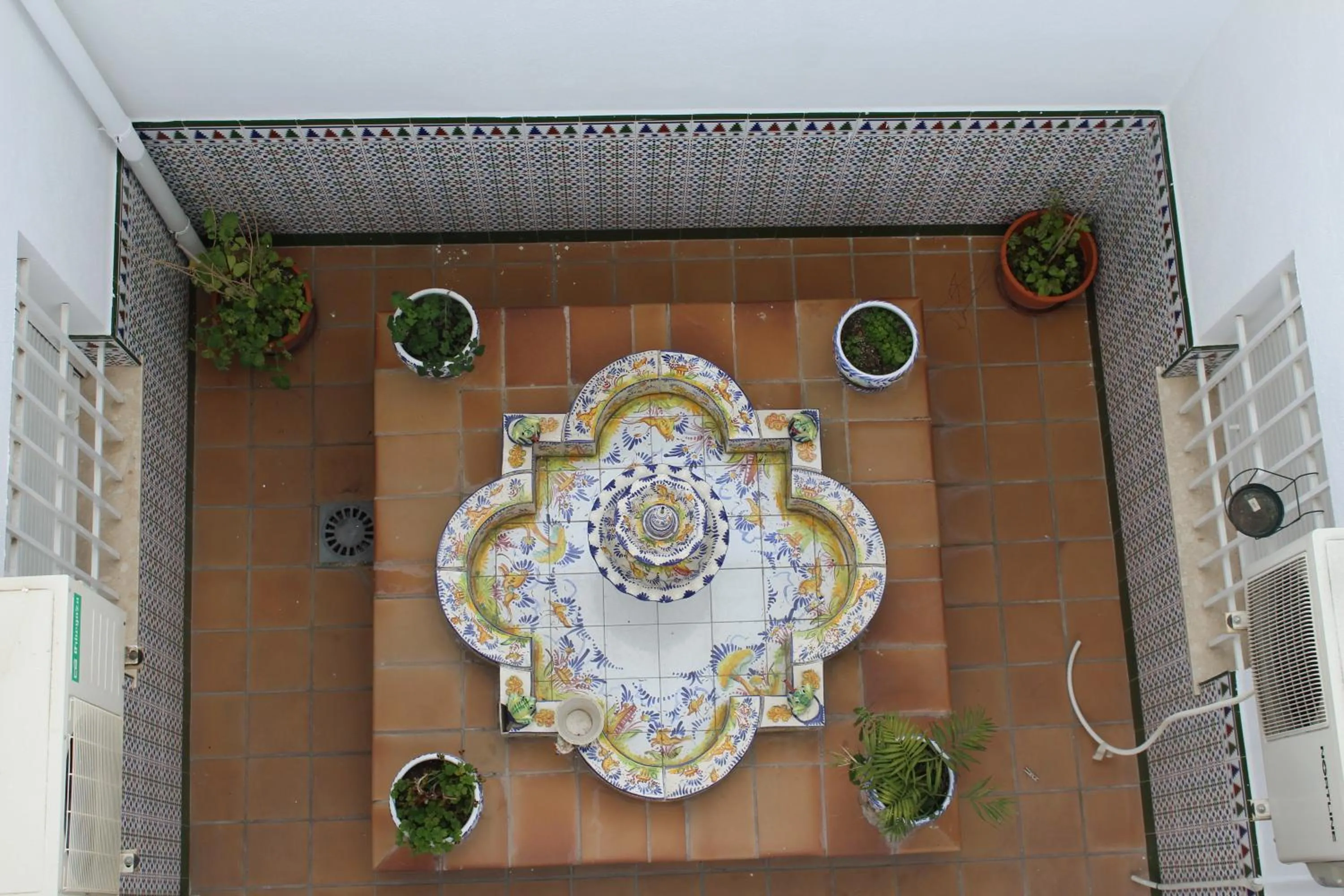 Patio in Hotel Doña Carmen
