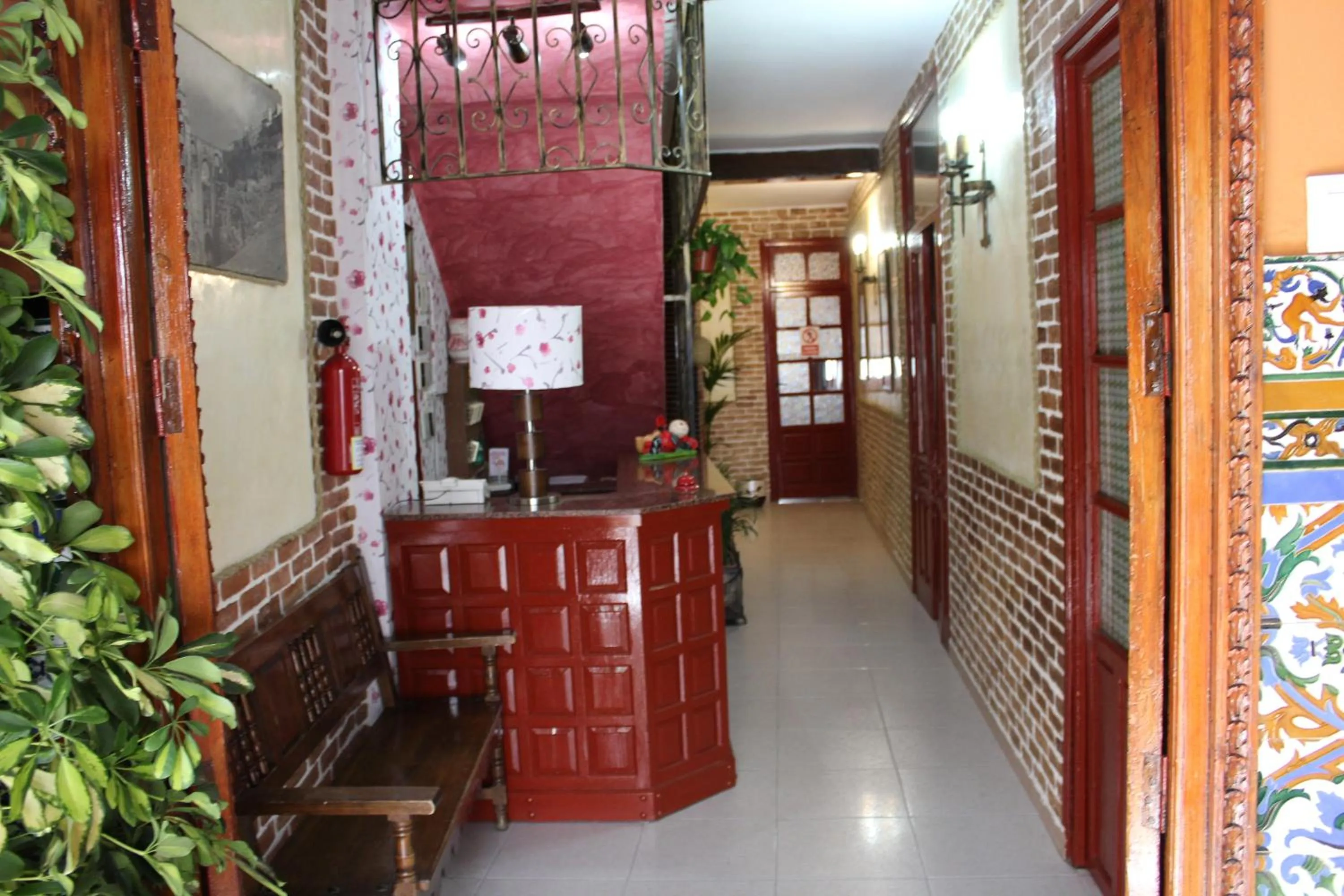 Lobby or reception in Hotel Doña Carmen