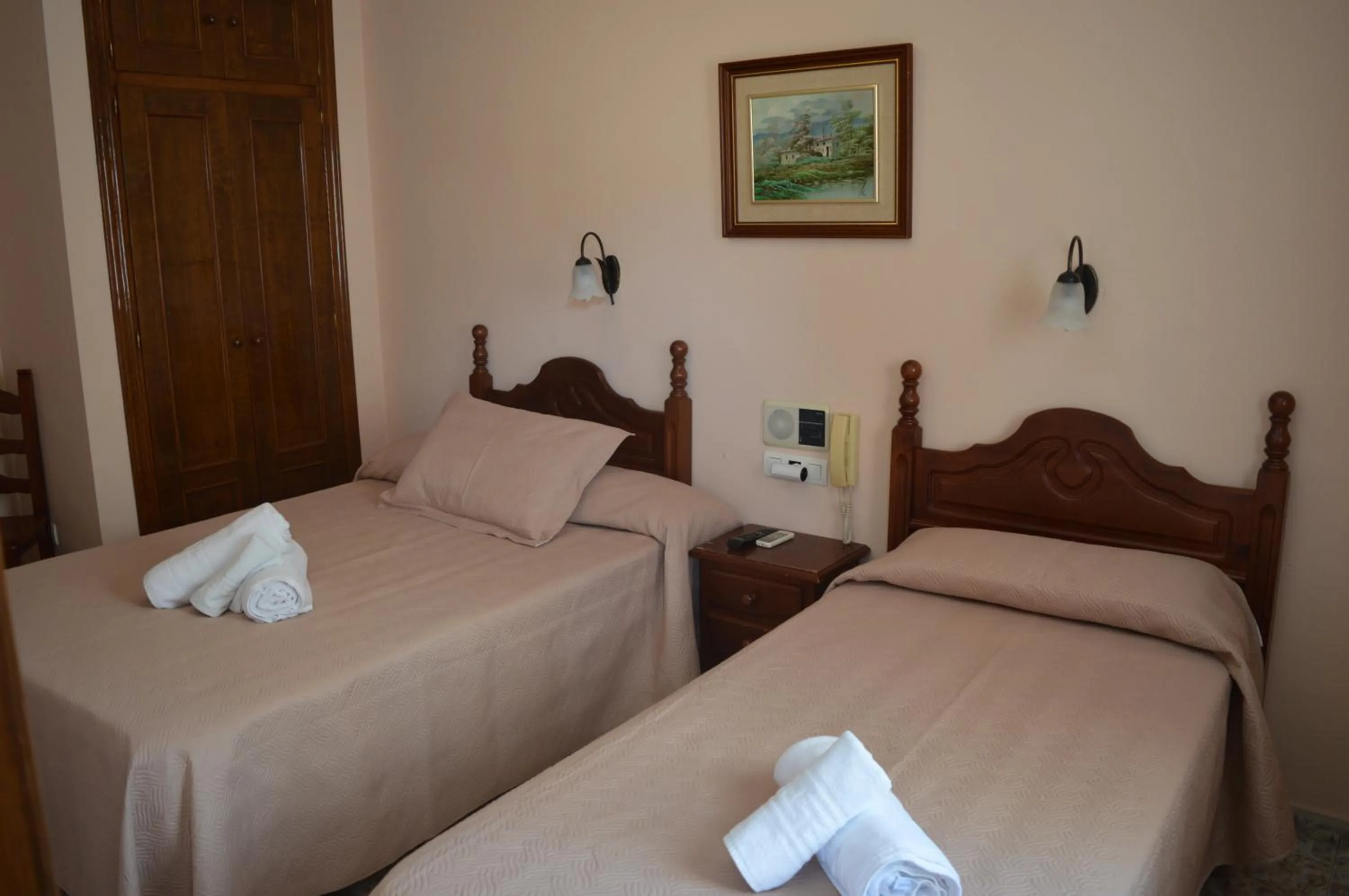 Bed in Hotel Doña Carmen