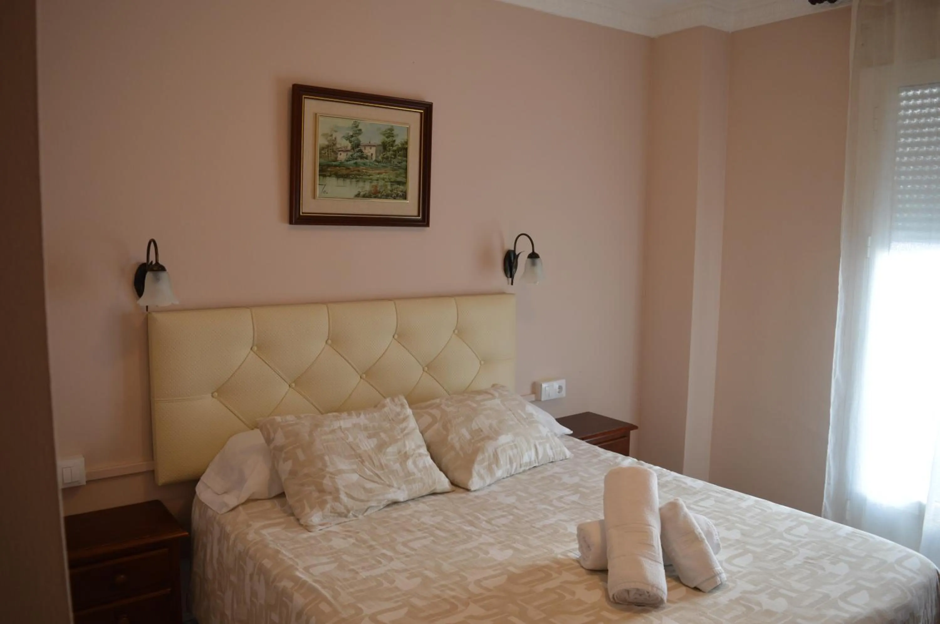 Bed in Hotel Doña Carmen