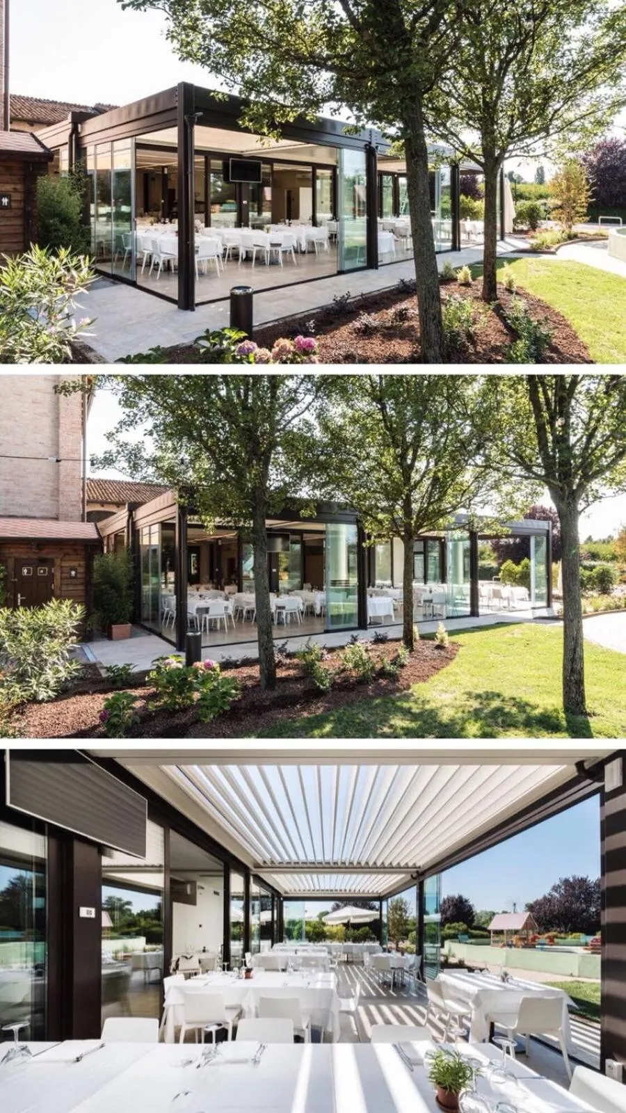 Garden view in Hotel del Rio Srl - RISTORANTE e Azienda agricola