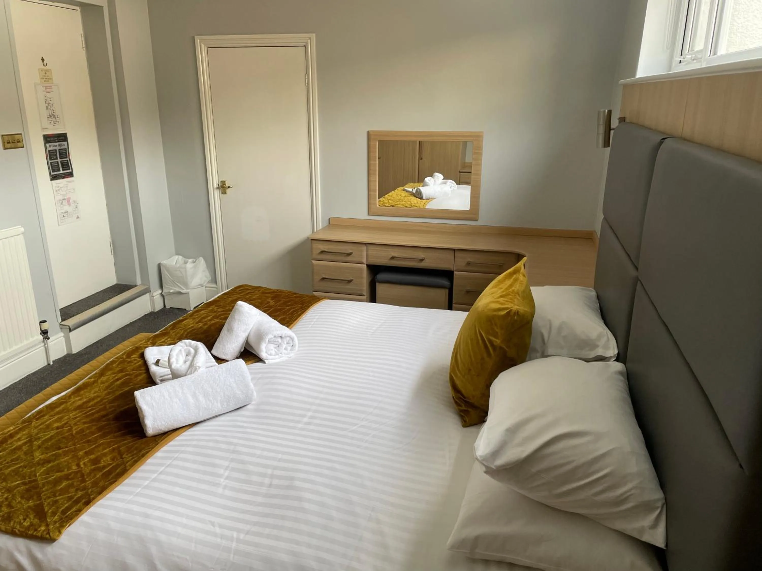 Bed in The Wildings Hotel & Tudno's Restaurant