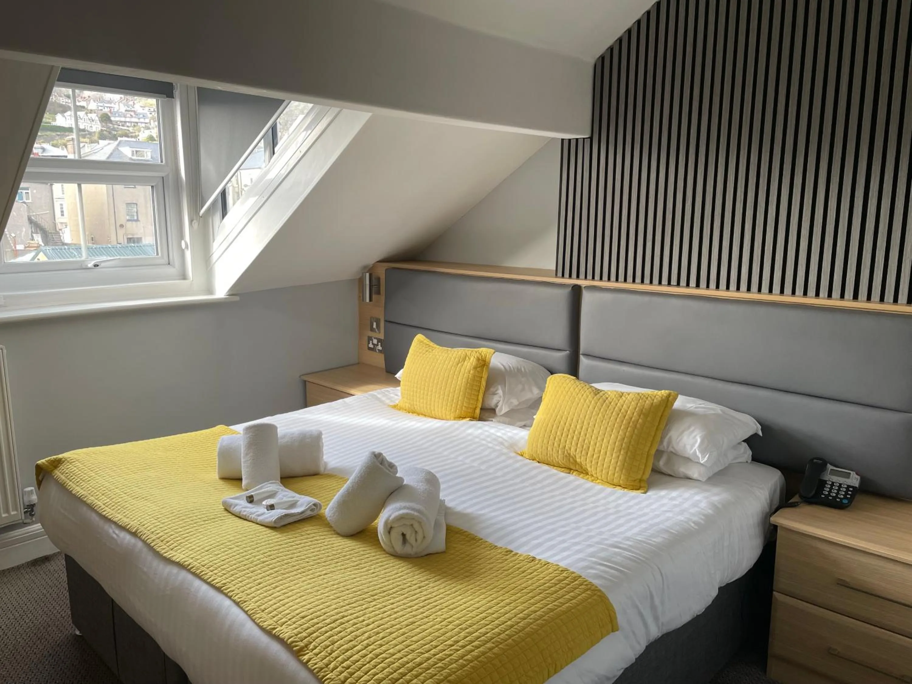 Bed in The Wildings Hotel & Tudno's Restaurant