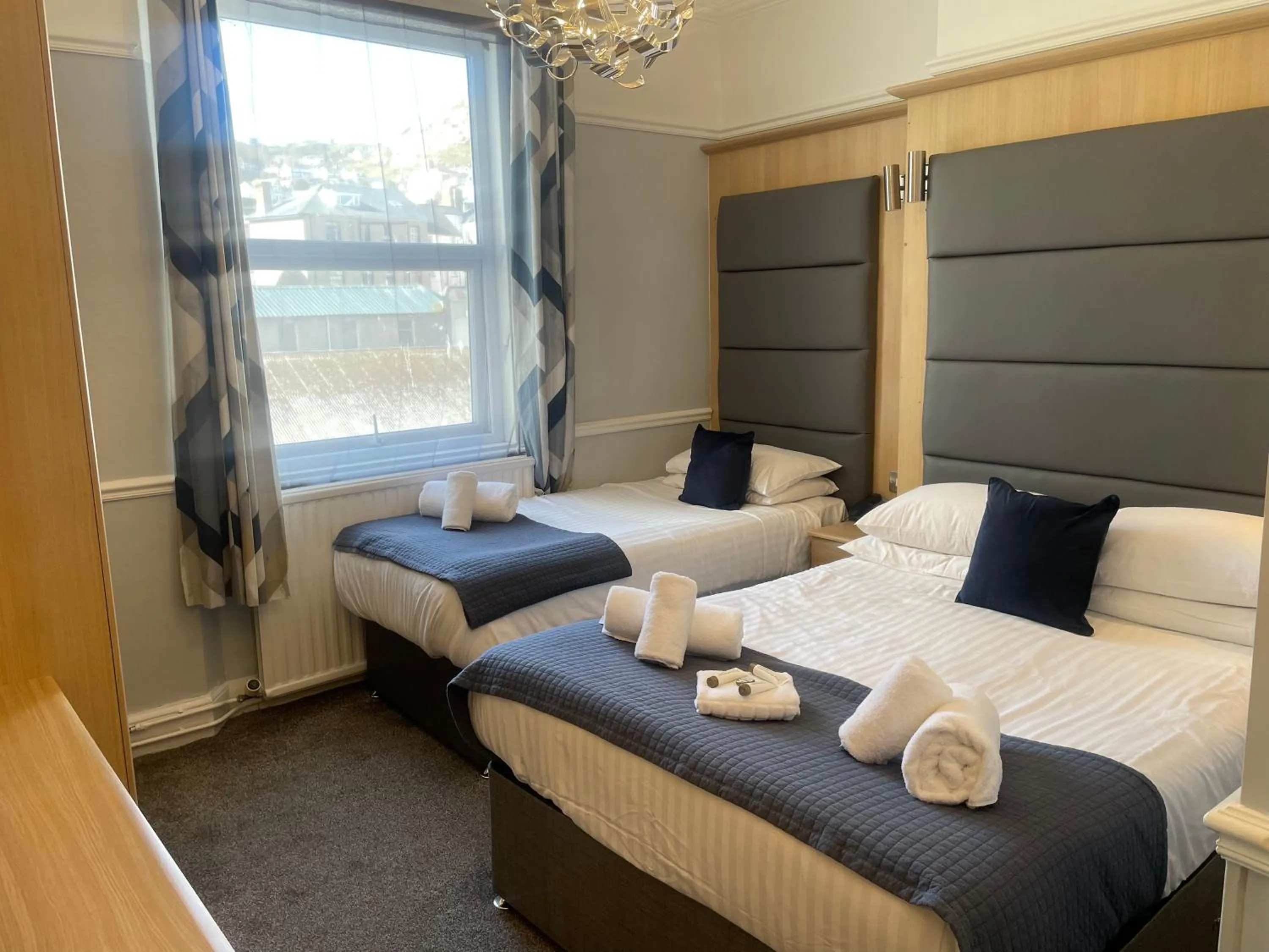 Bed in The Wildings Hotel & Tudno's Restaurant