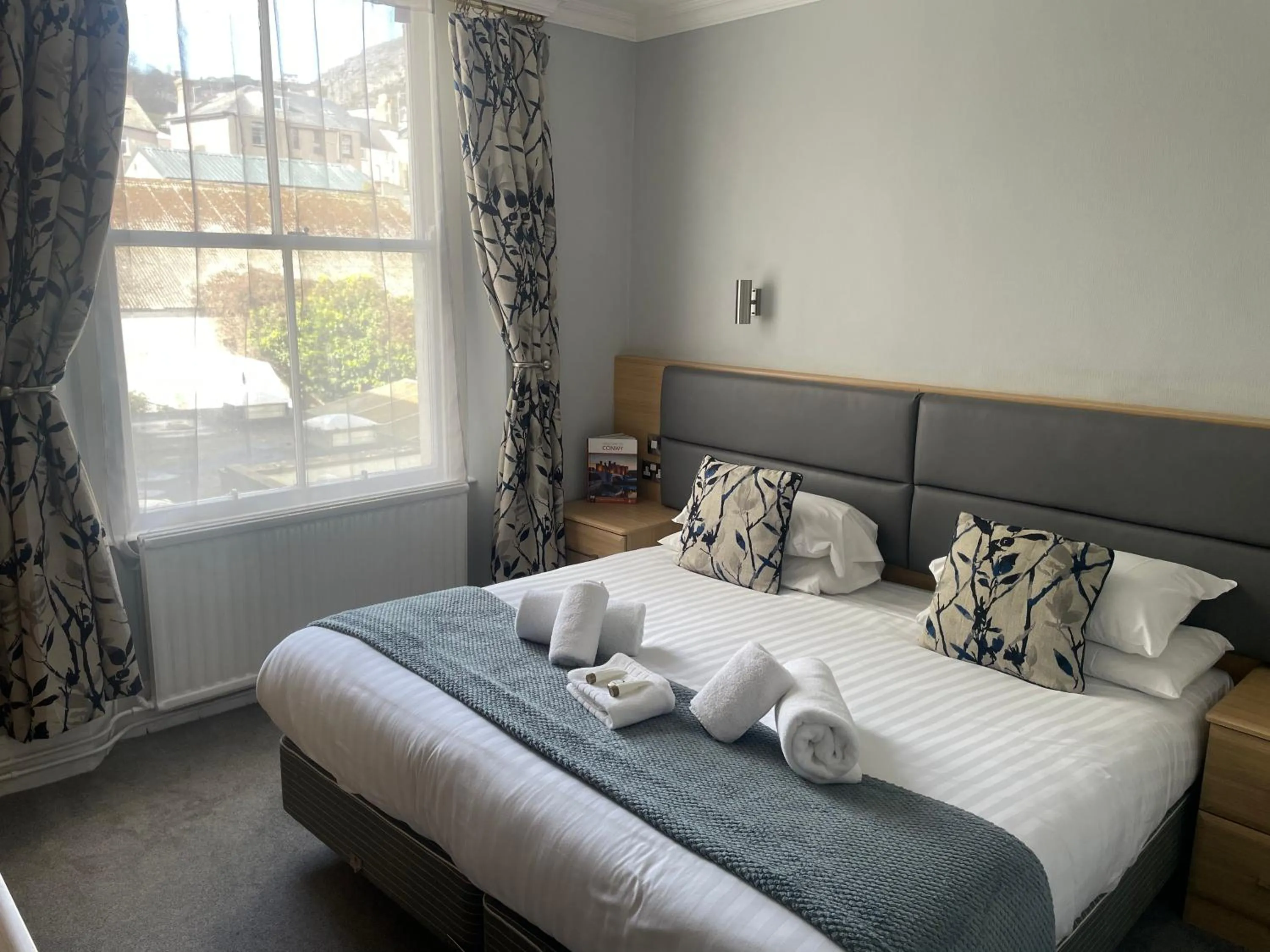 Bed in The Wildings Hotel & Tudno's Restaurant