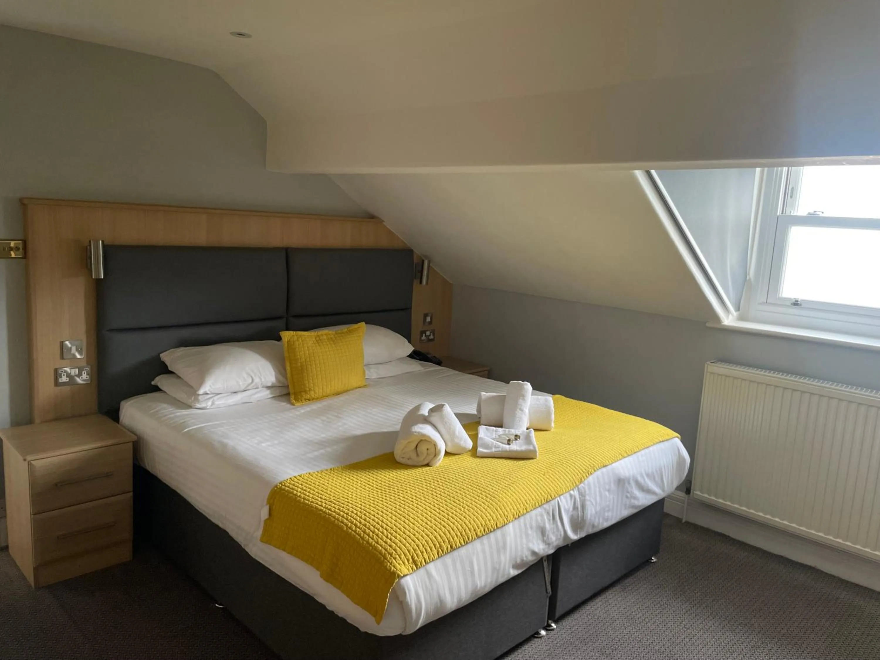 Bed in The Wildings Hotel & Tudno's Restaurant