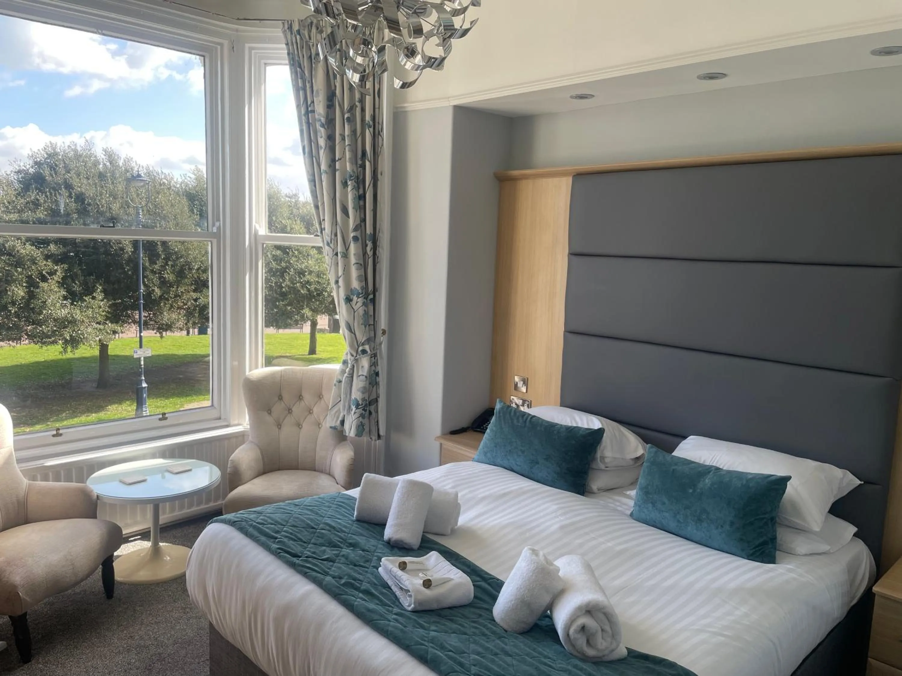 Bed in The Wildings Hotel & Tudno's Restaurant