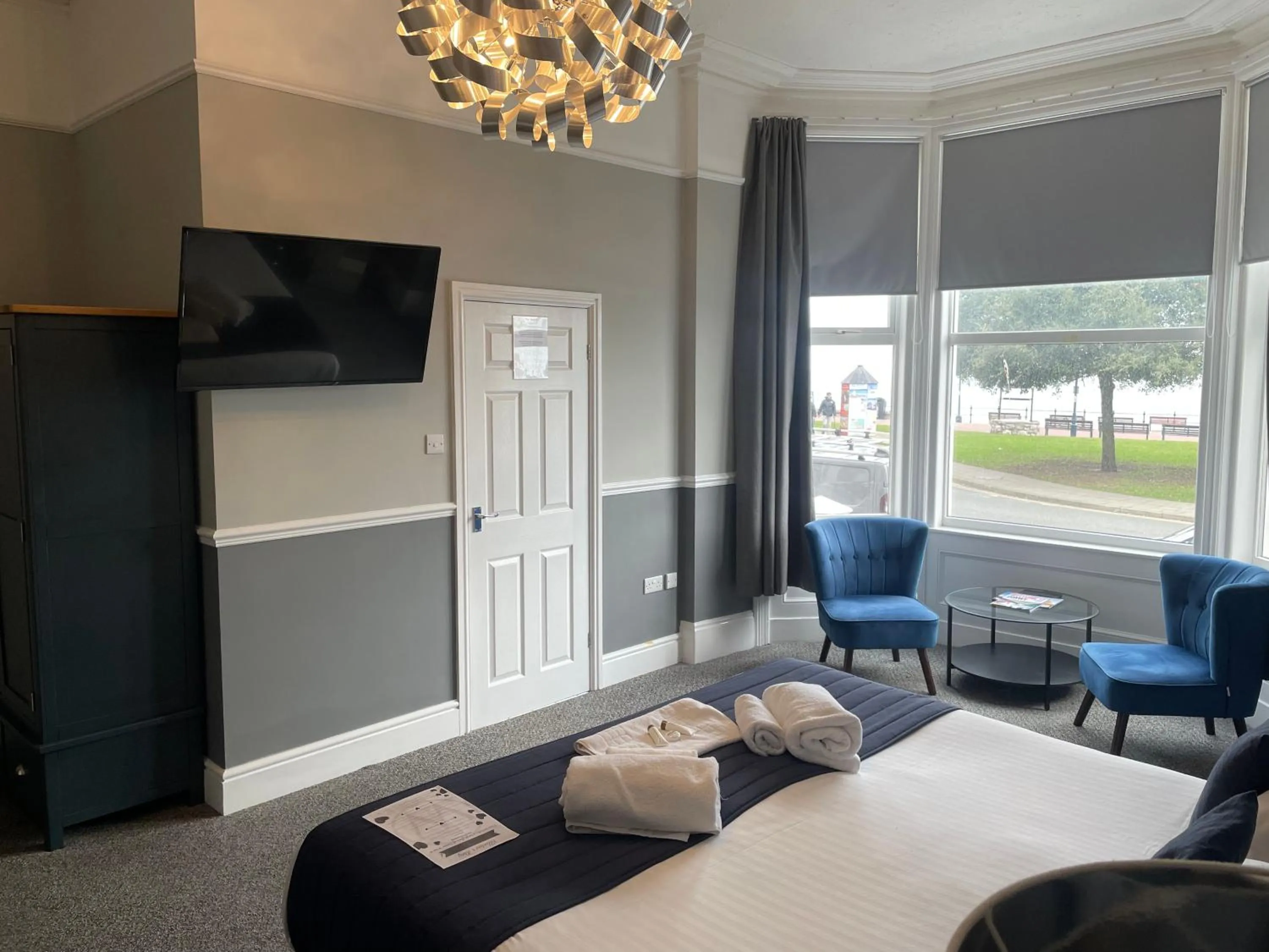 Bed in The Wildings Hotel & Tudno's Restaurant