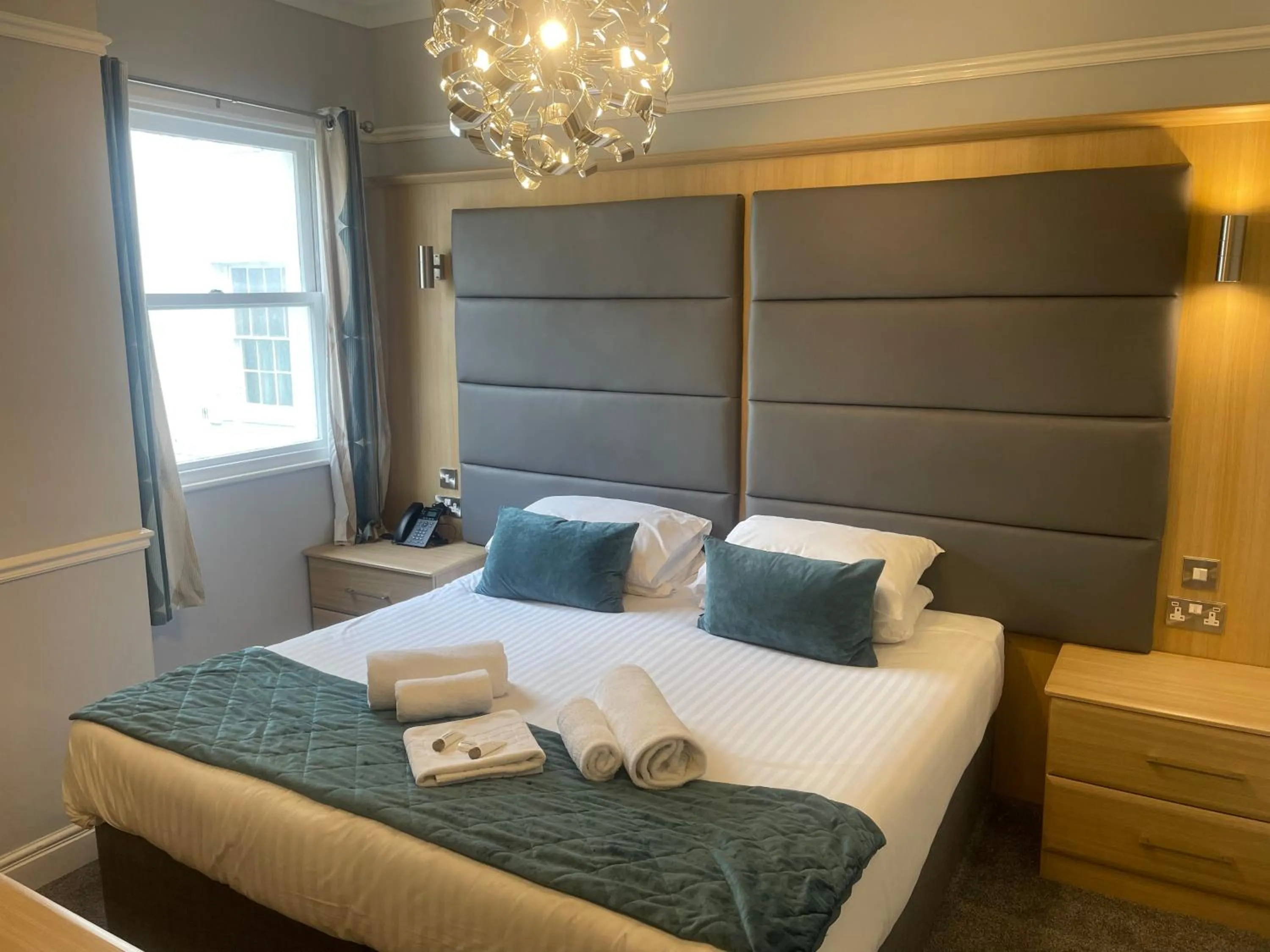 Bed in The Wildings Hotel & Tudno's Restaurant