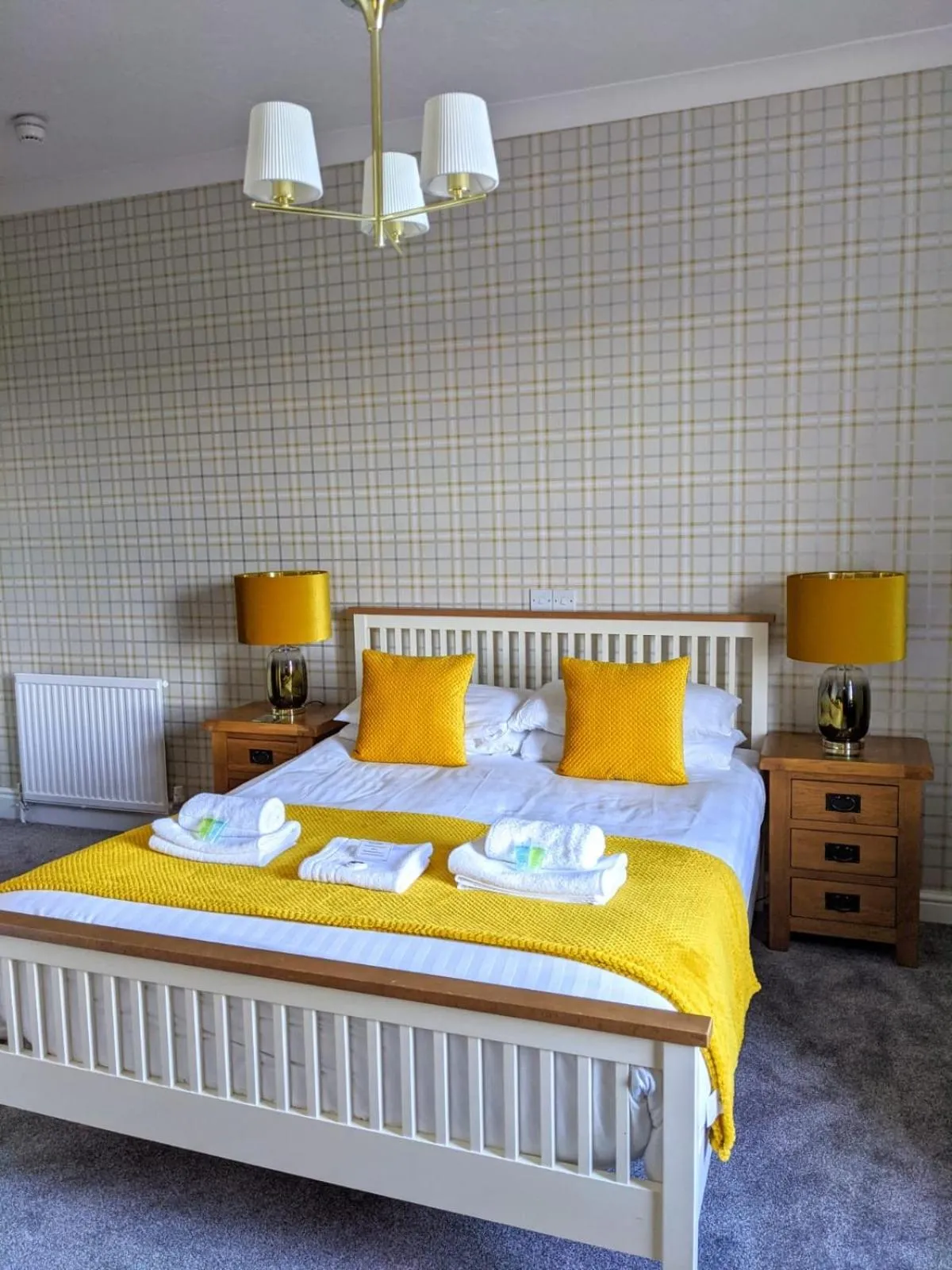 Bed in The Wildings Hotel & Tudno's Restaurant