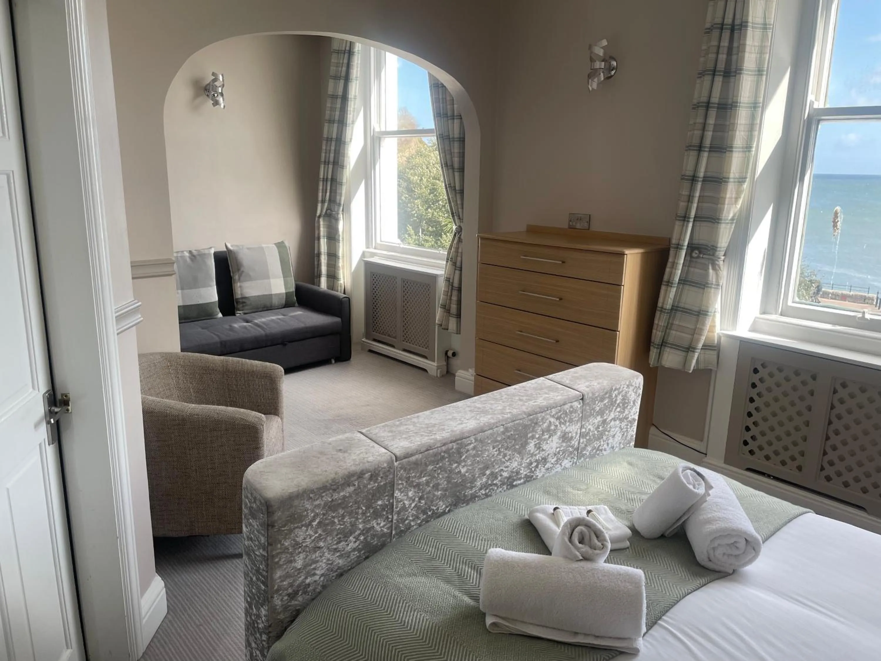 Bed in The Wildings Hotel & Tudno's Restaurant