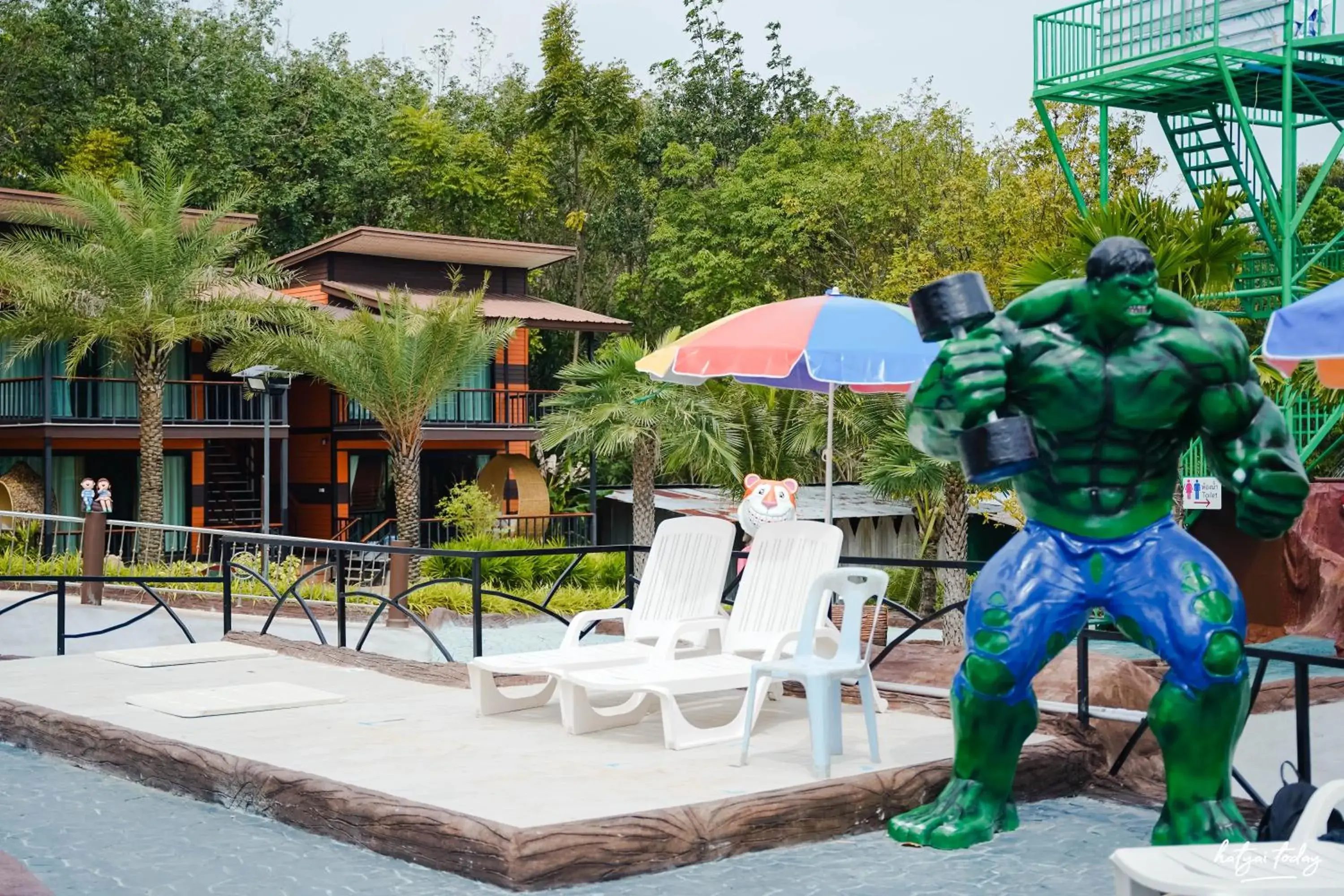 Property building in Chomview Lanta Water Park Resort Property building in Chomview Lanta Water Park Resort