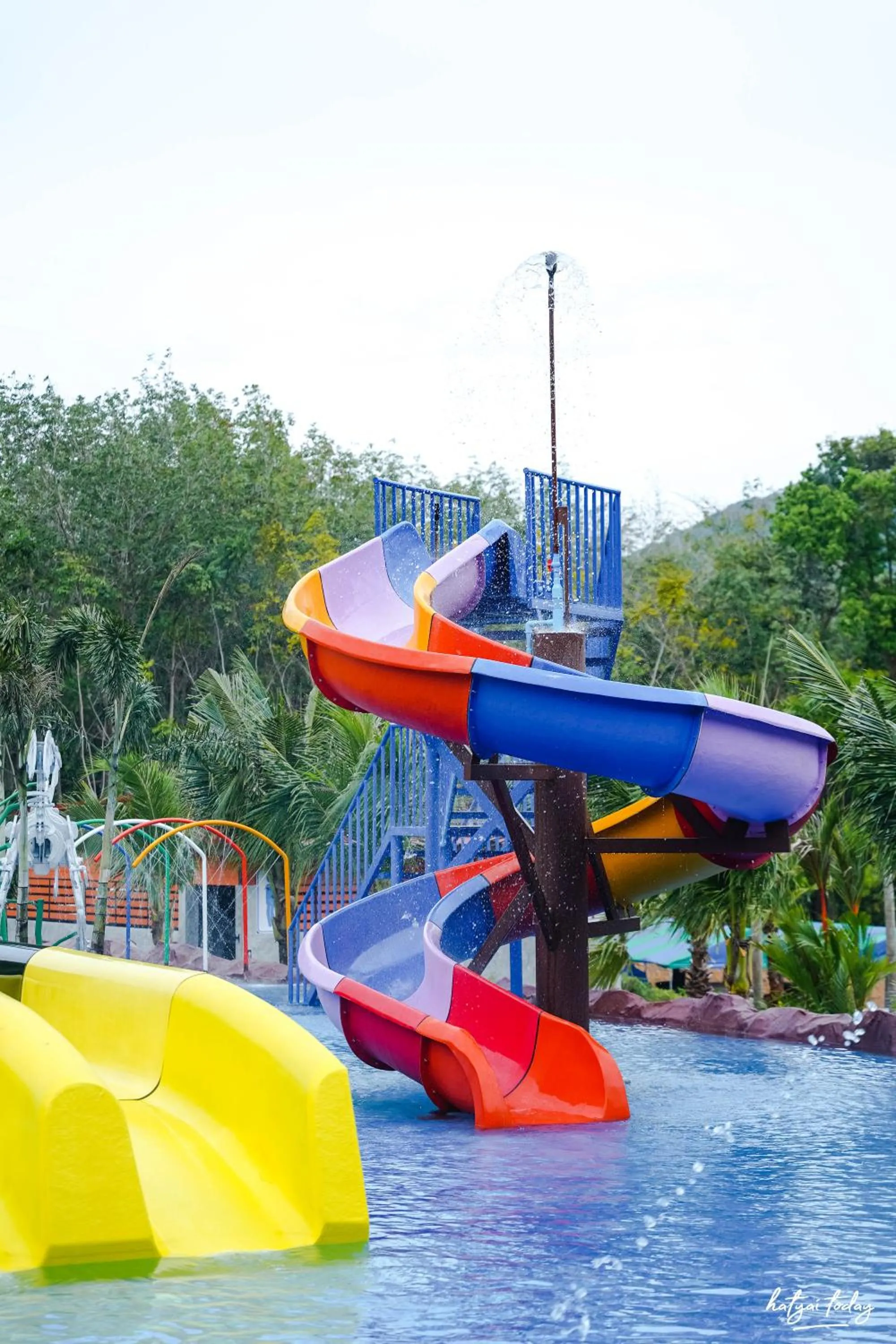 Aqua park in Chomview Lanta Water Park Resort