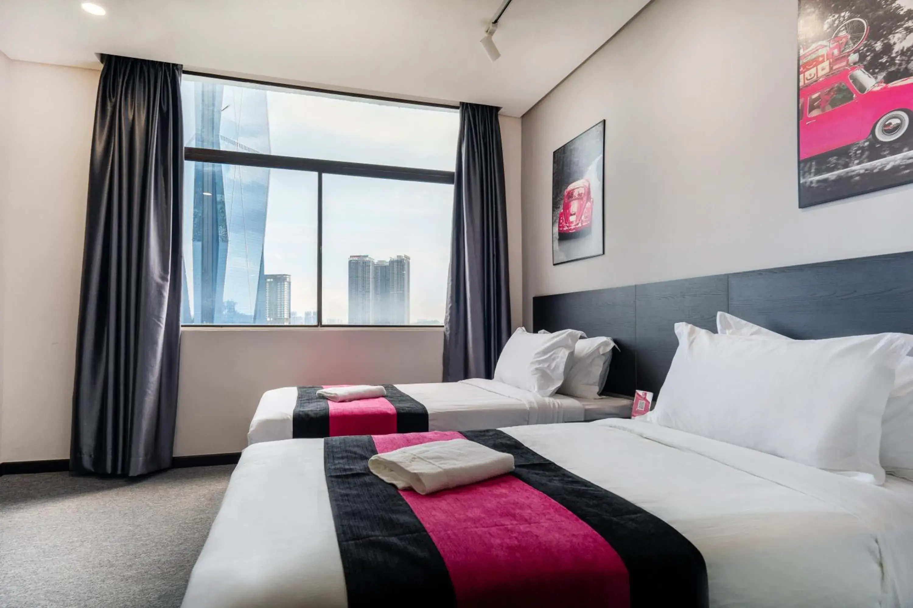 Superior Twin Room with City View in TEEDO Hotel Kuala Lumpur Superior Twin Room with City View in TEEDO Hotel Kuala Lumpur