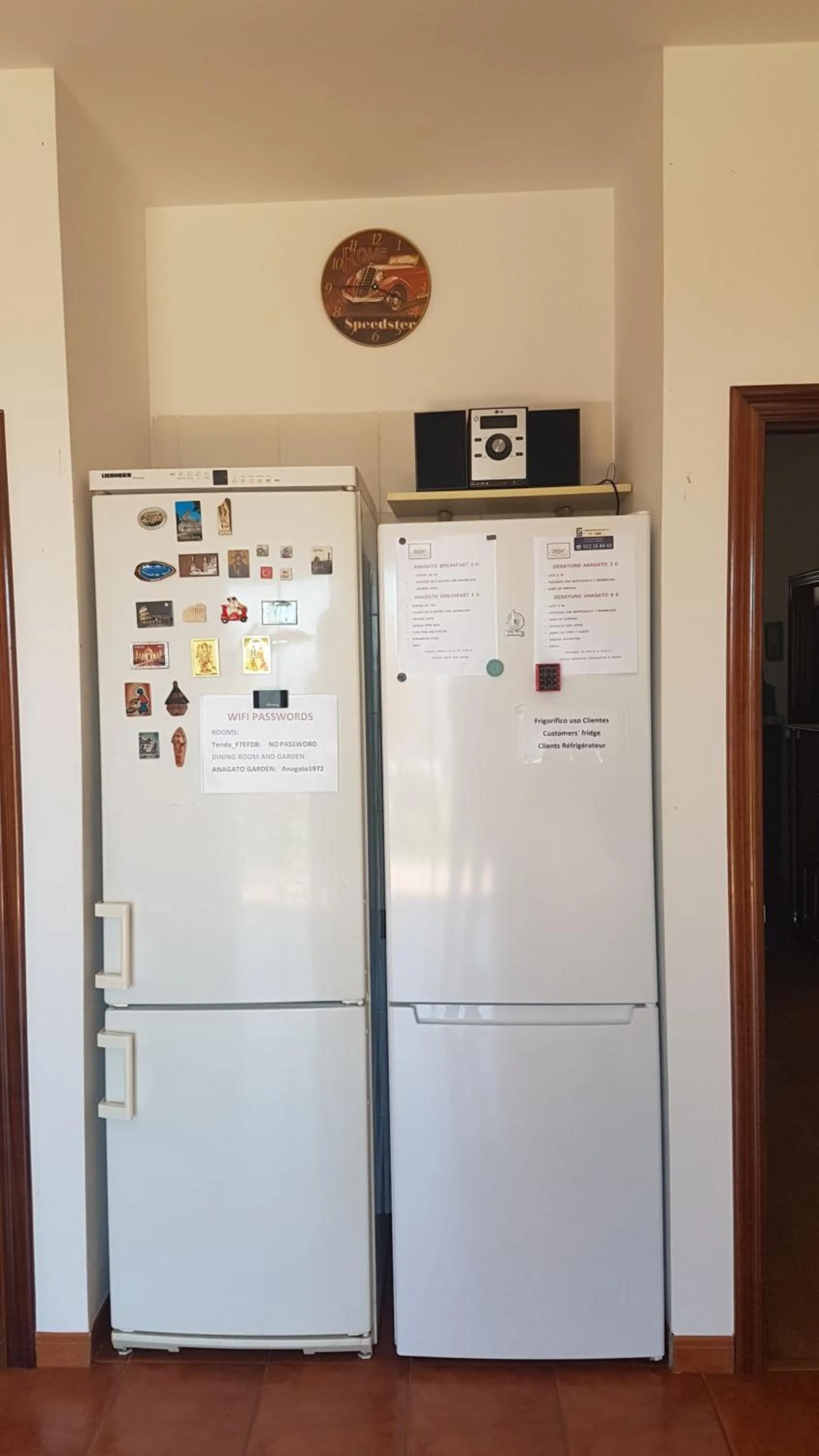 Communal kitchen in Chalet Anagato