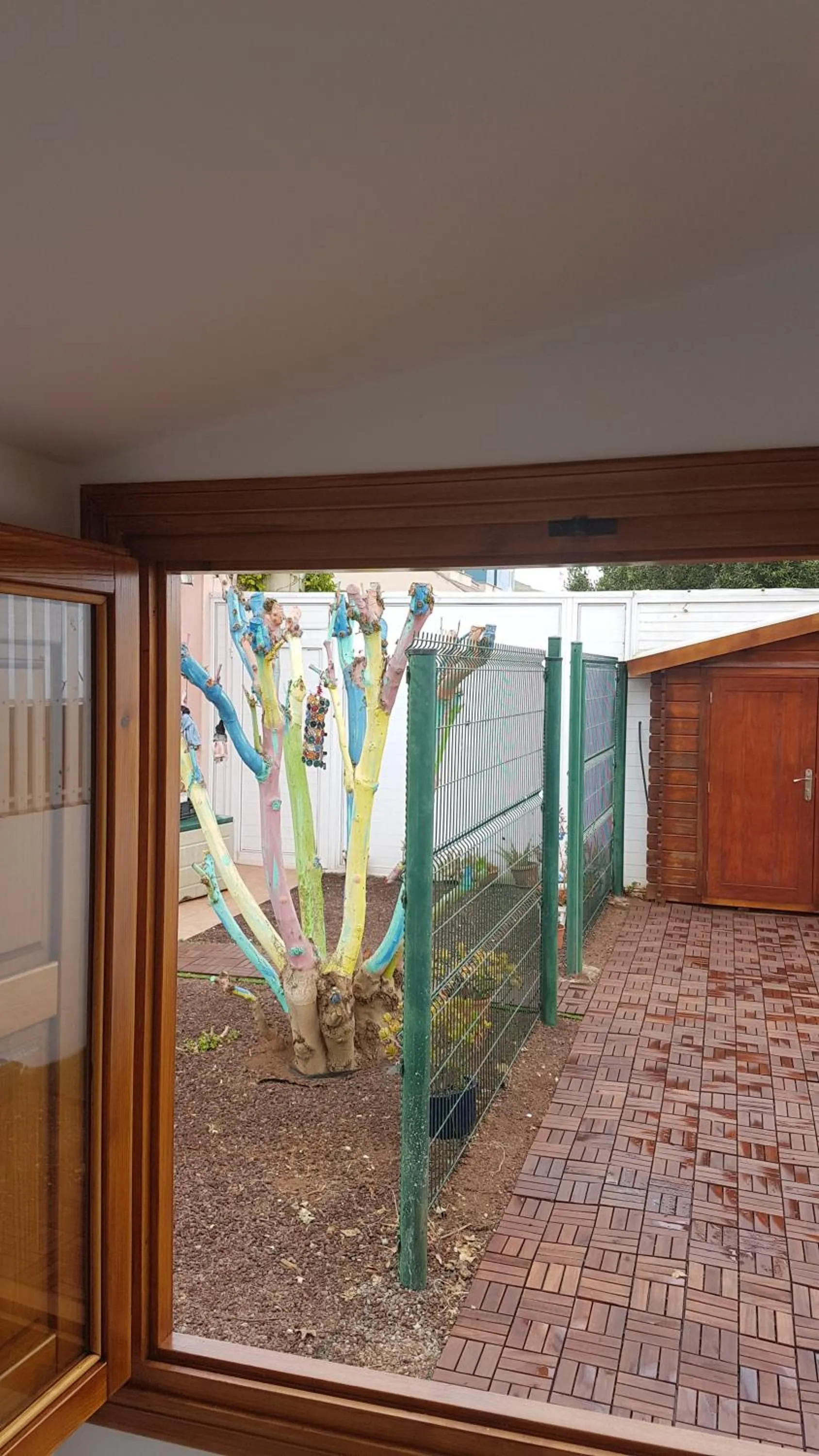 Garden view in Chalet Anagato