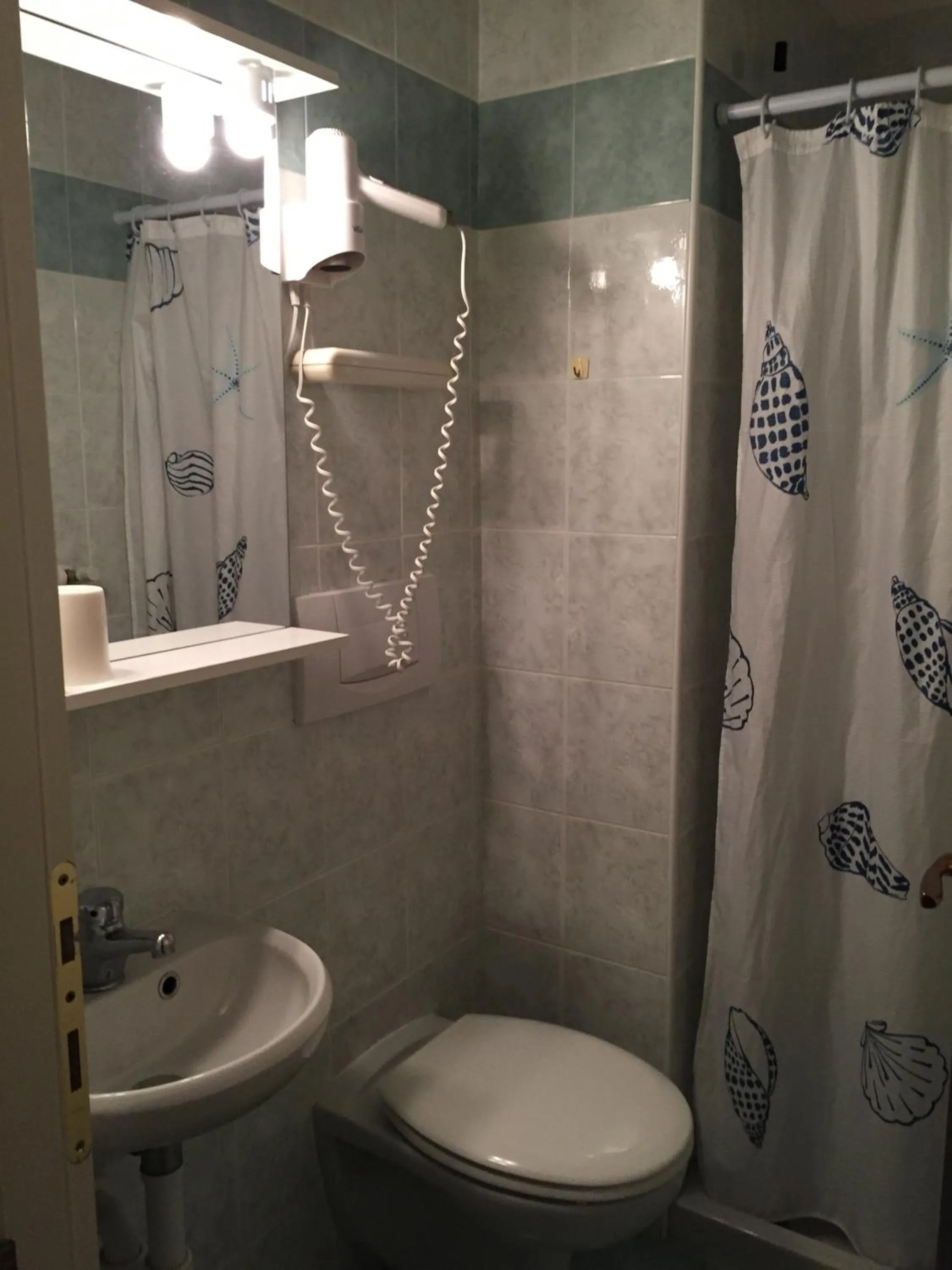 Bathroom in Hotel Plinio