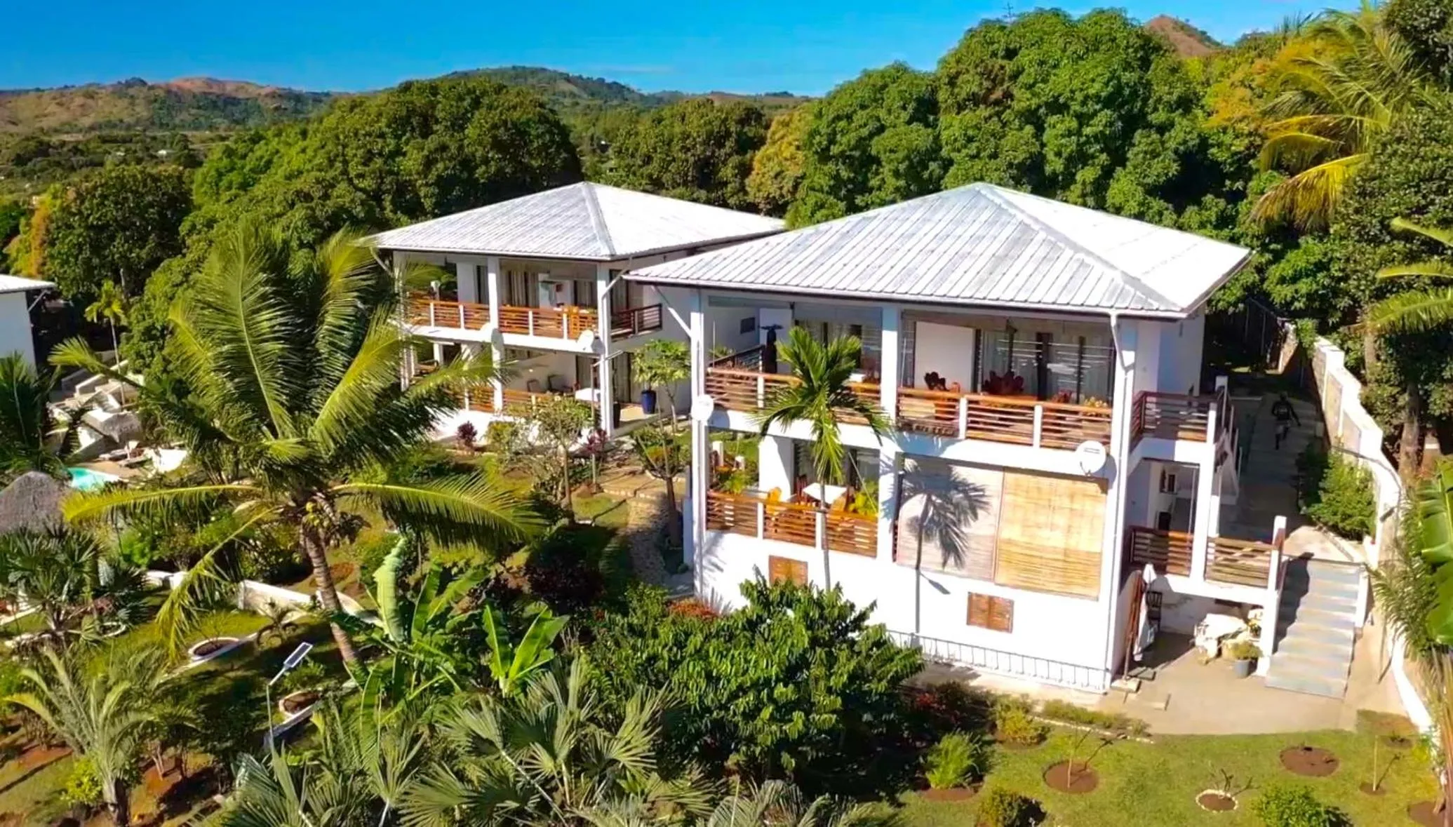 Garden view in Hotel Mahita Tsara