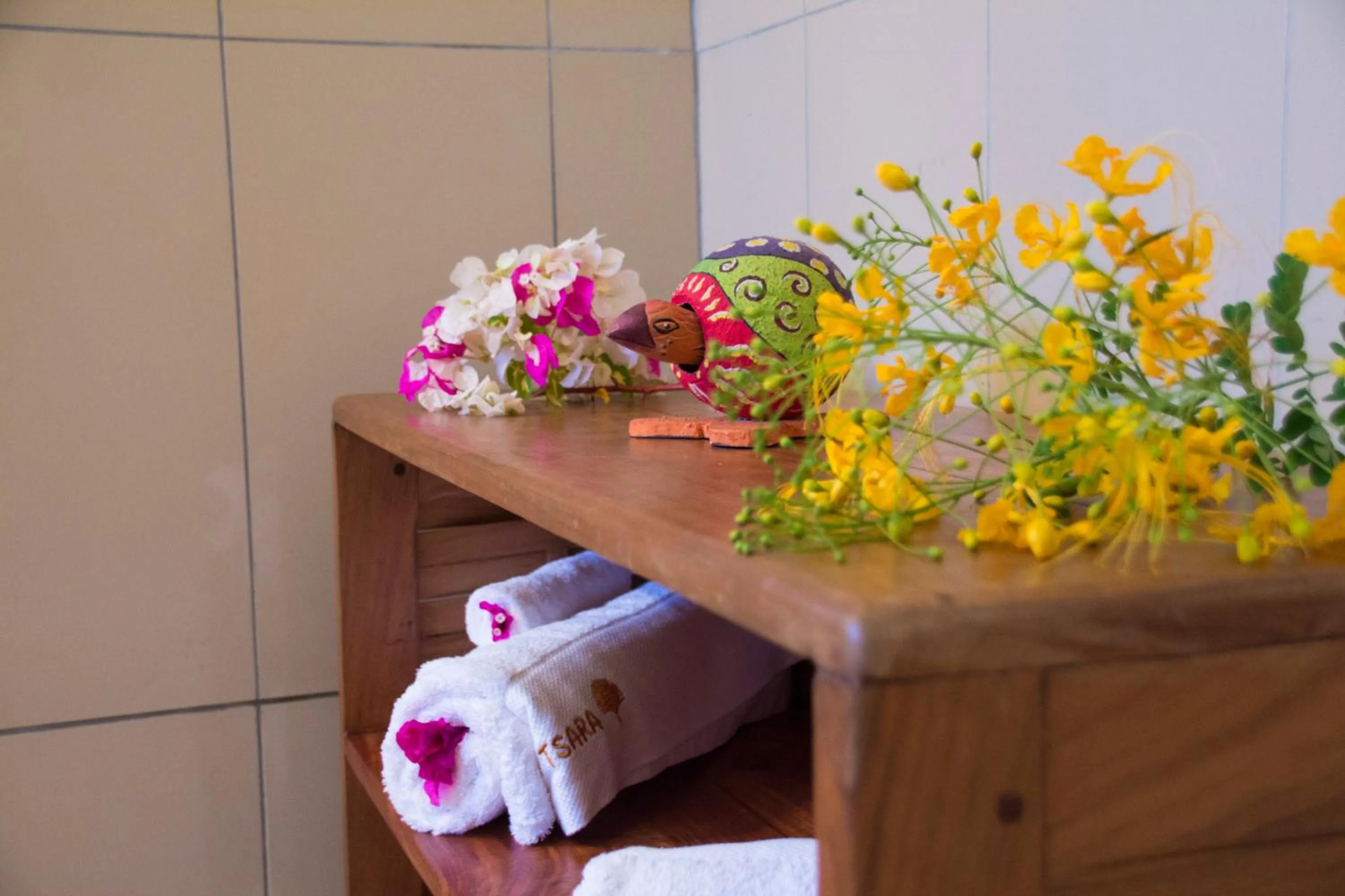 Decorative detail in Hotel Mahita Tsara