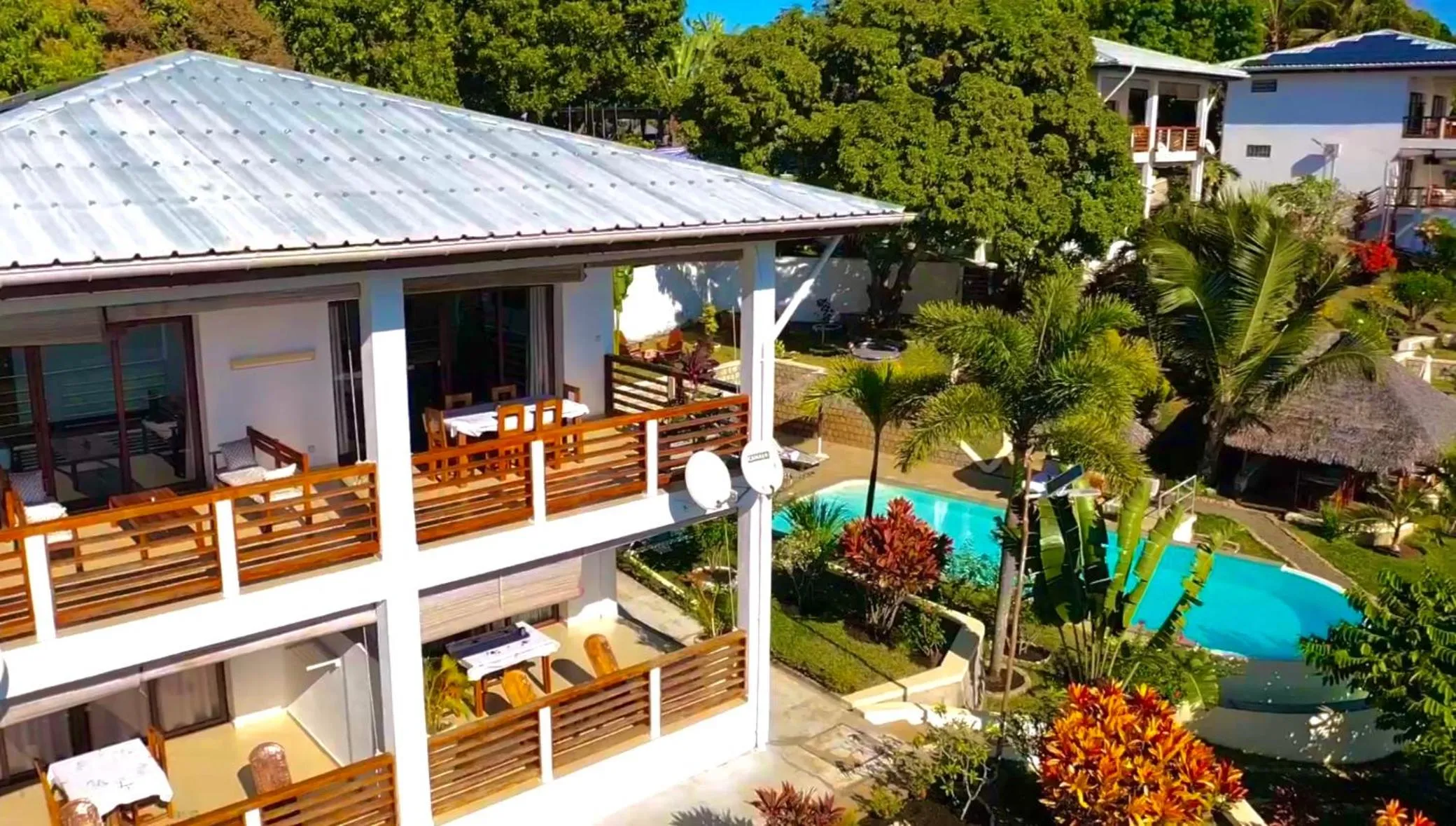 Swimming pool in Hotel Mahita Tsara